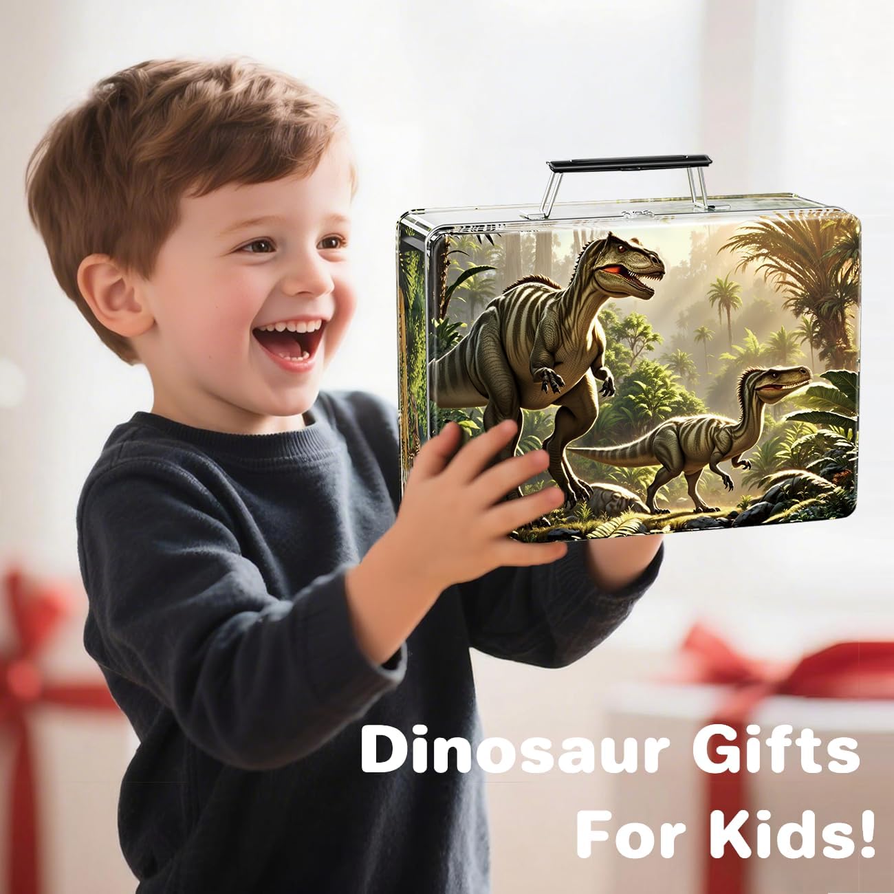 Thumbnail 6 de HahaGift Dinosaur Toys 12PCS metal box