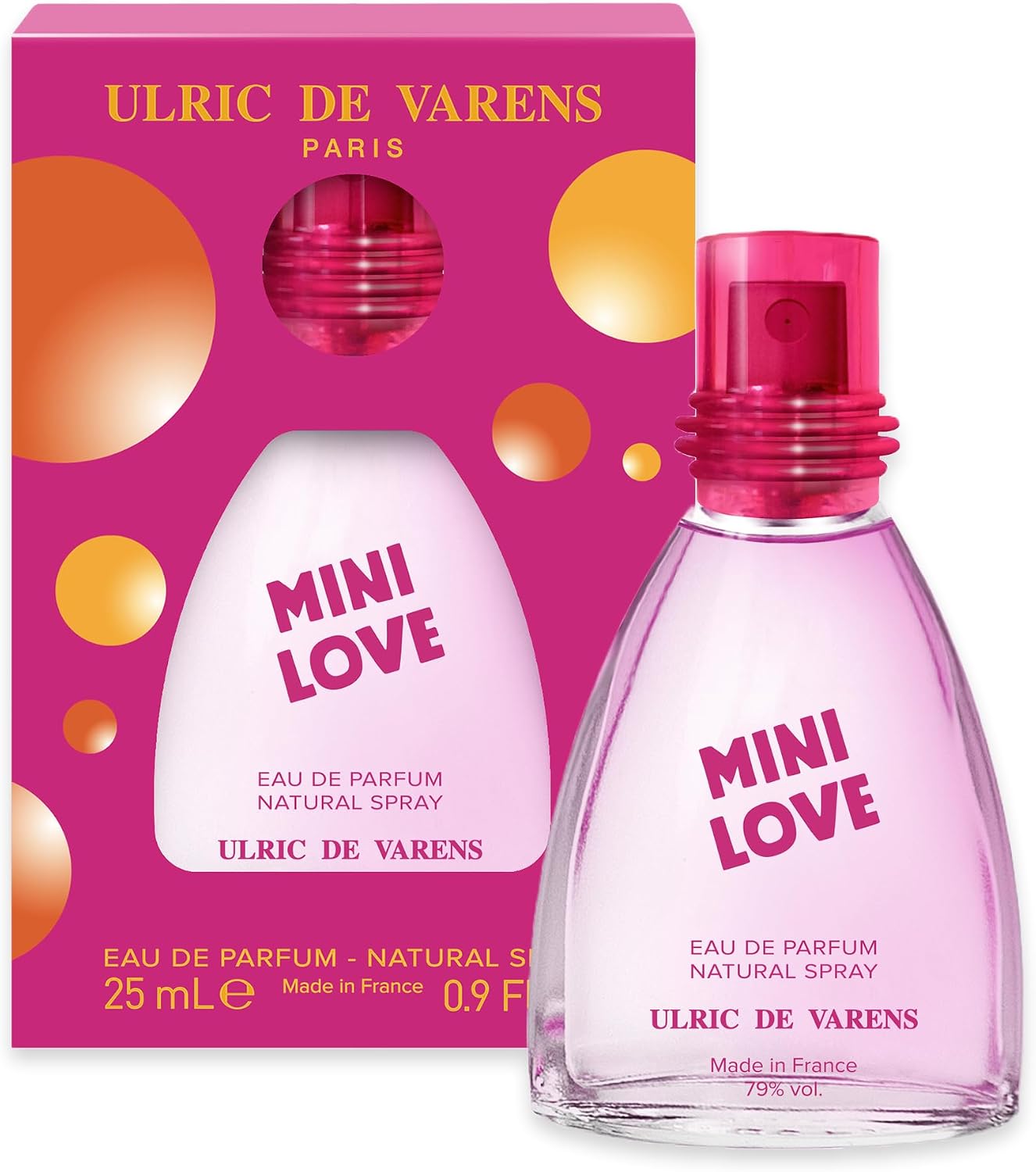 Detalle de Ulric de Varens Mini Love damska woda perfumowana 25 ml, kwiatowy zapach