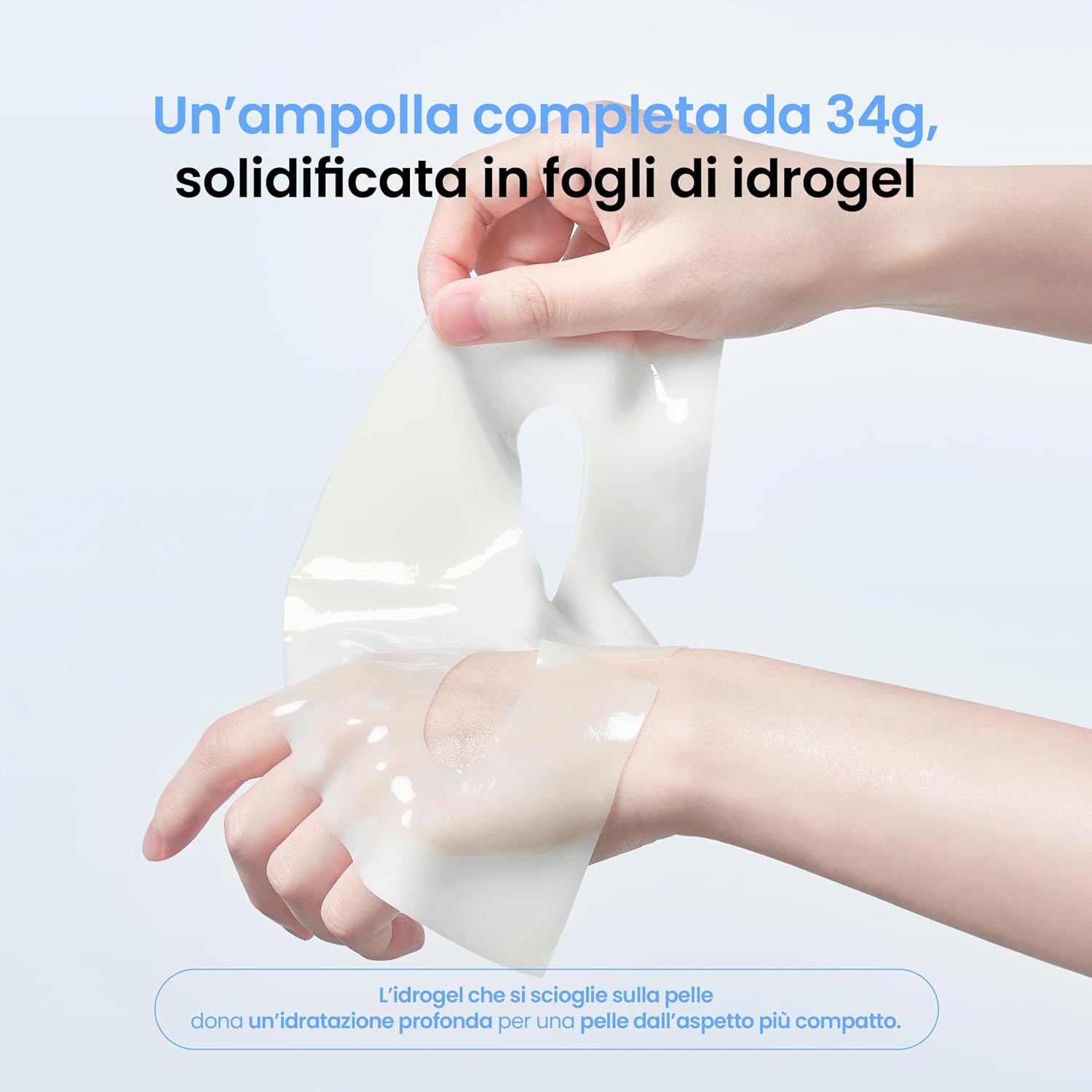 Thumbnail 2 de caraseoul Glowganic Pro Collagene Maschera Viso Hydrogel [4 Pezzi] – protezione idratante e luminosità coreana