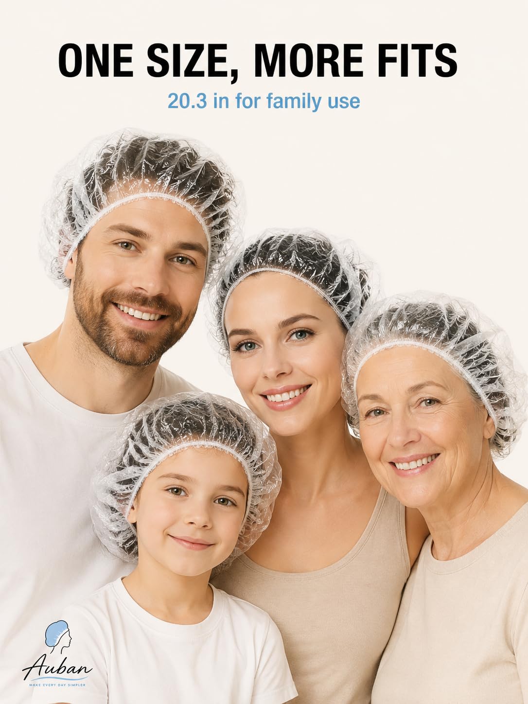 Thumbnail 6 de Auban 100PCS Disposable Shower Caps