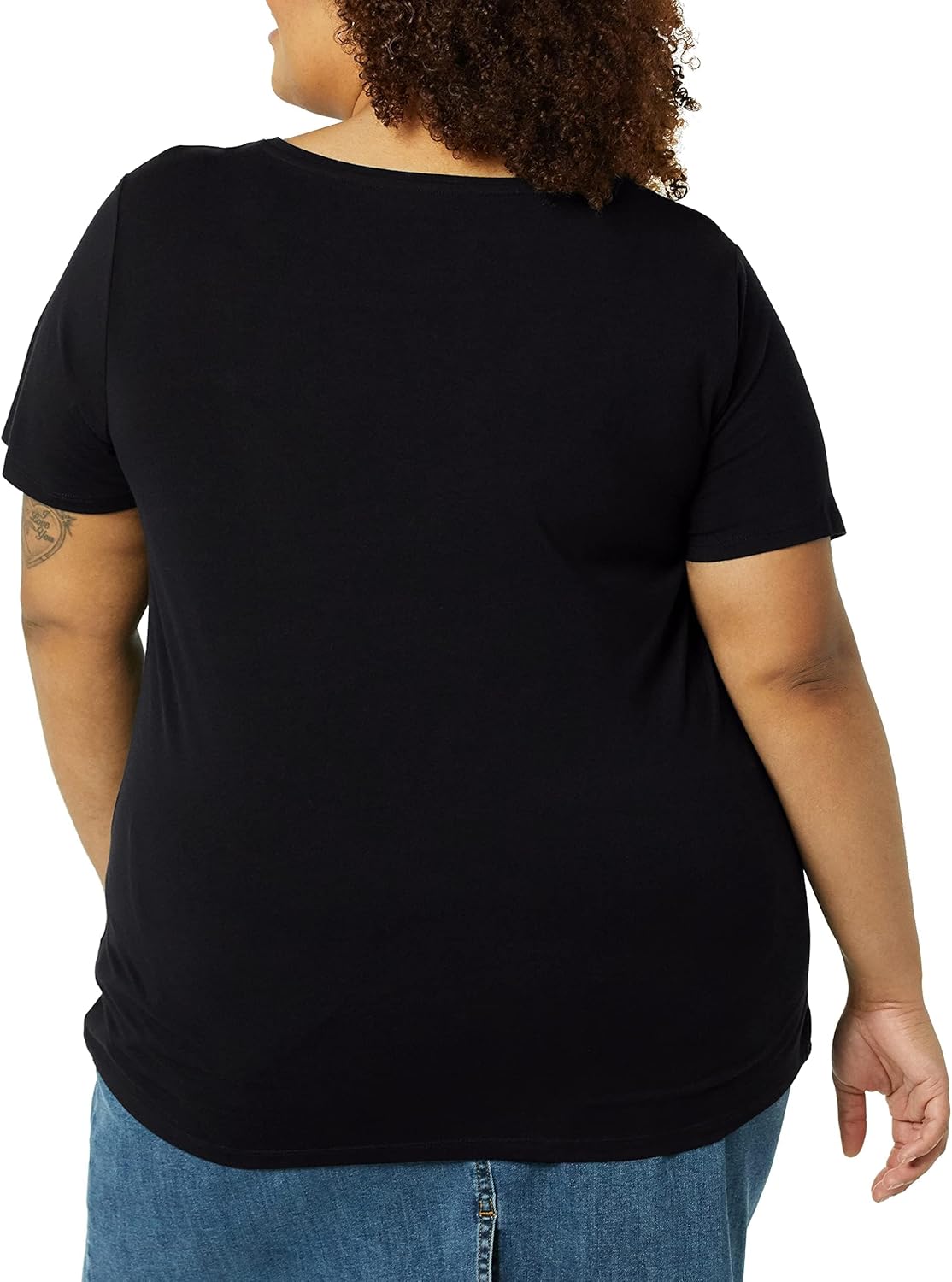 Thumbnail 4 de Amazon Essentials Women's Plus Size Short-Sleeve V-Neck T-Shirt (Multipack)