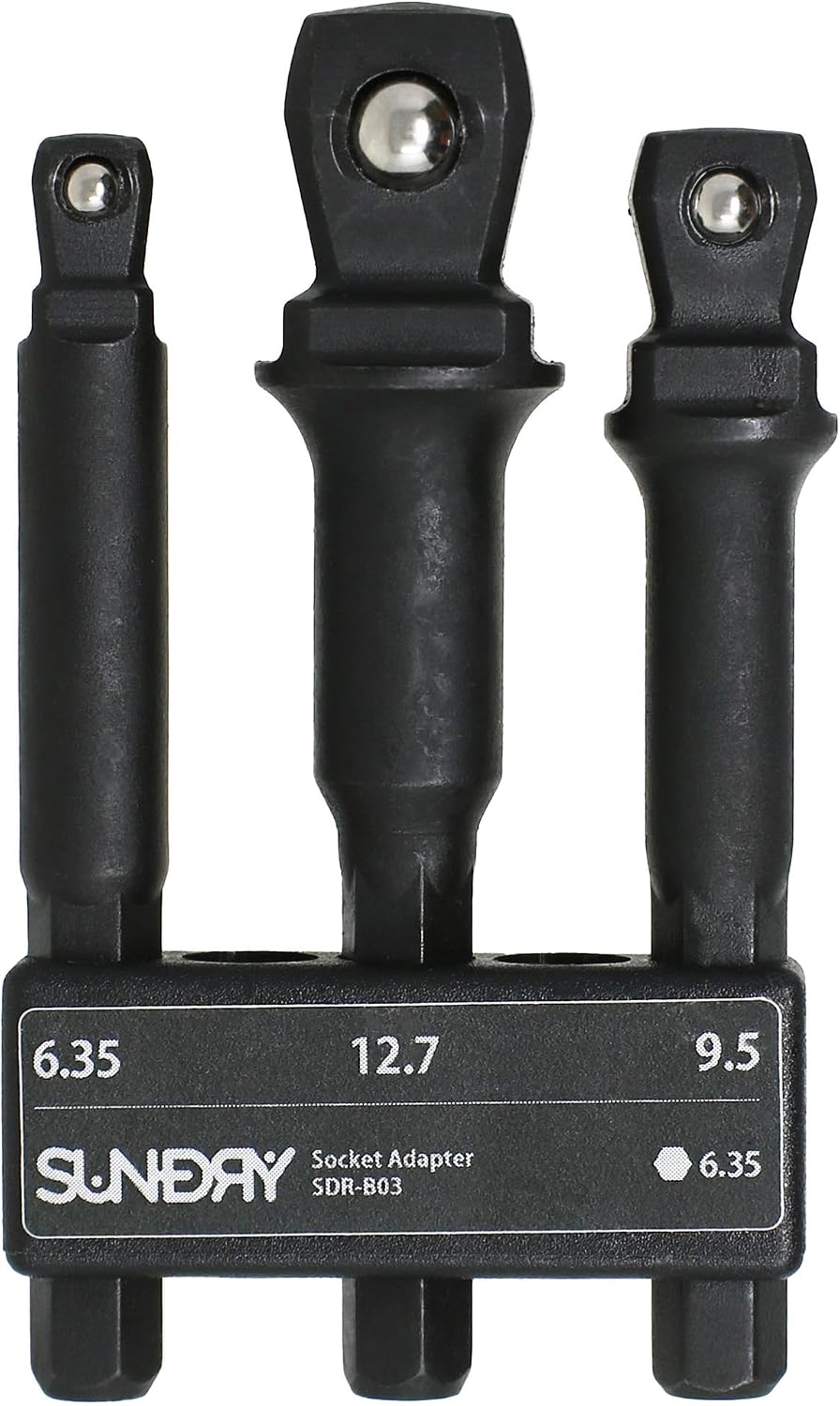 Detalle de サンドリー(SUNDRY) SDR-B03 2WAYソケットアダプター 3本セット、15°首振り対応