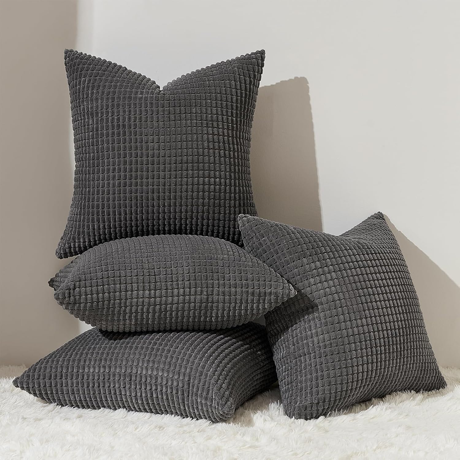 Topfinel Kissenbezug 45x45, 4er Set