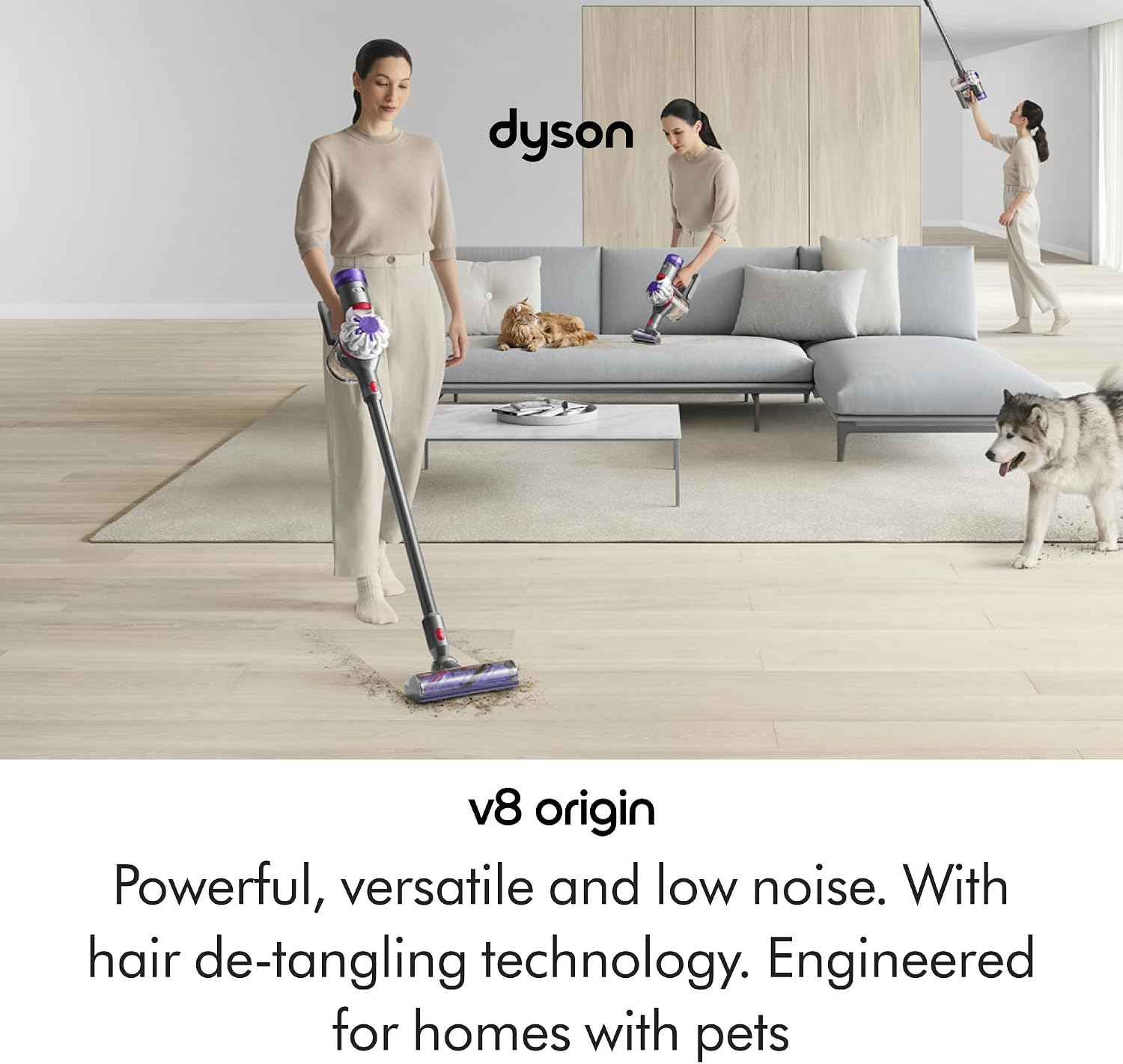 Detalle de Dyson V8 Origin Cordless Vacuum Cleaner review (2026) – lightweight, versatile cleaning