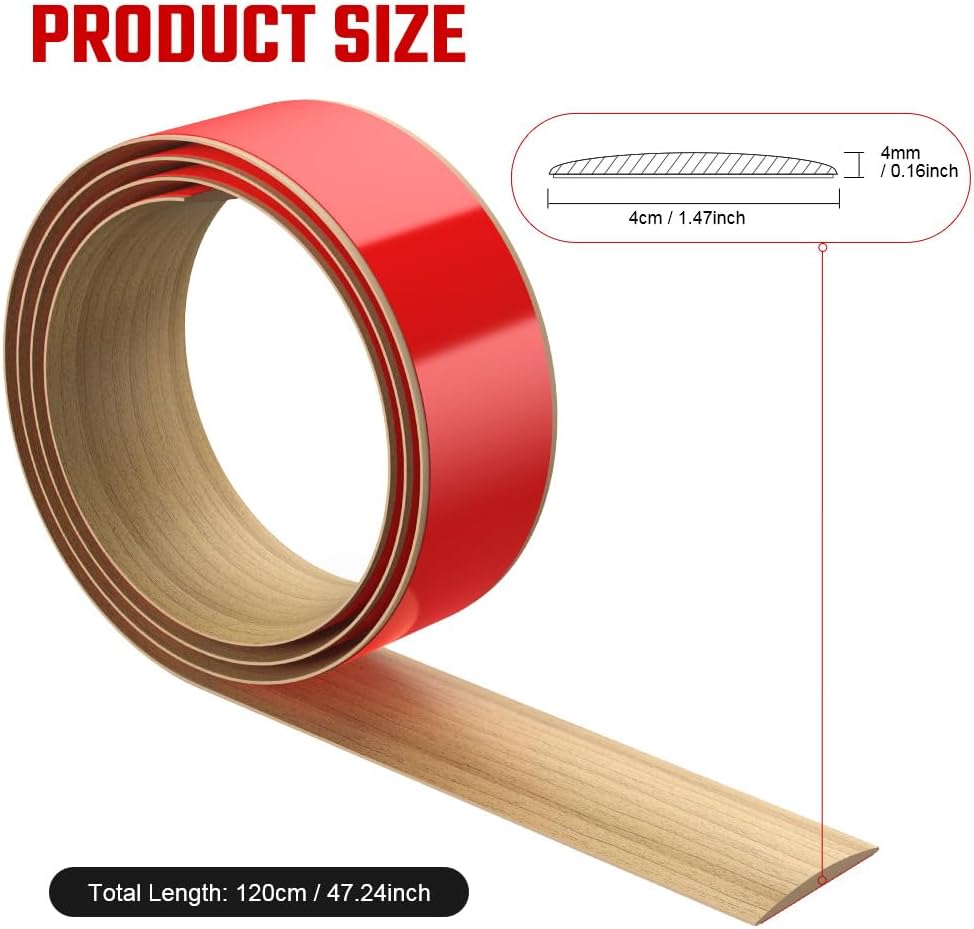 Detalle 2 de Flintronic 1.2M Laminate Threshold Strip 4cm