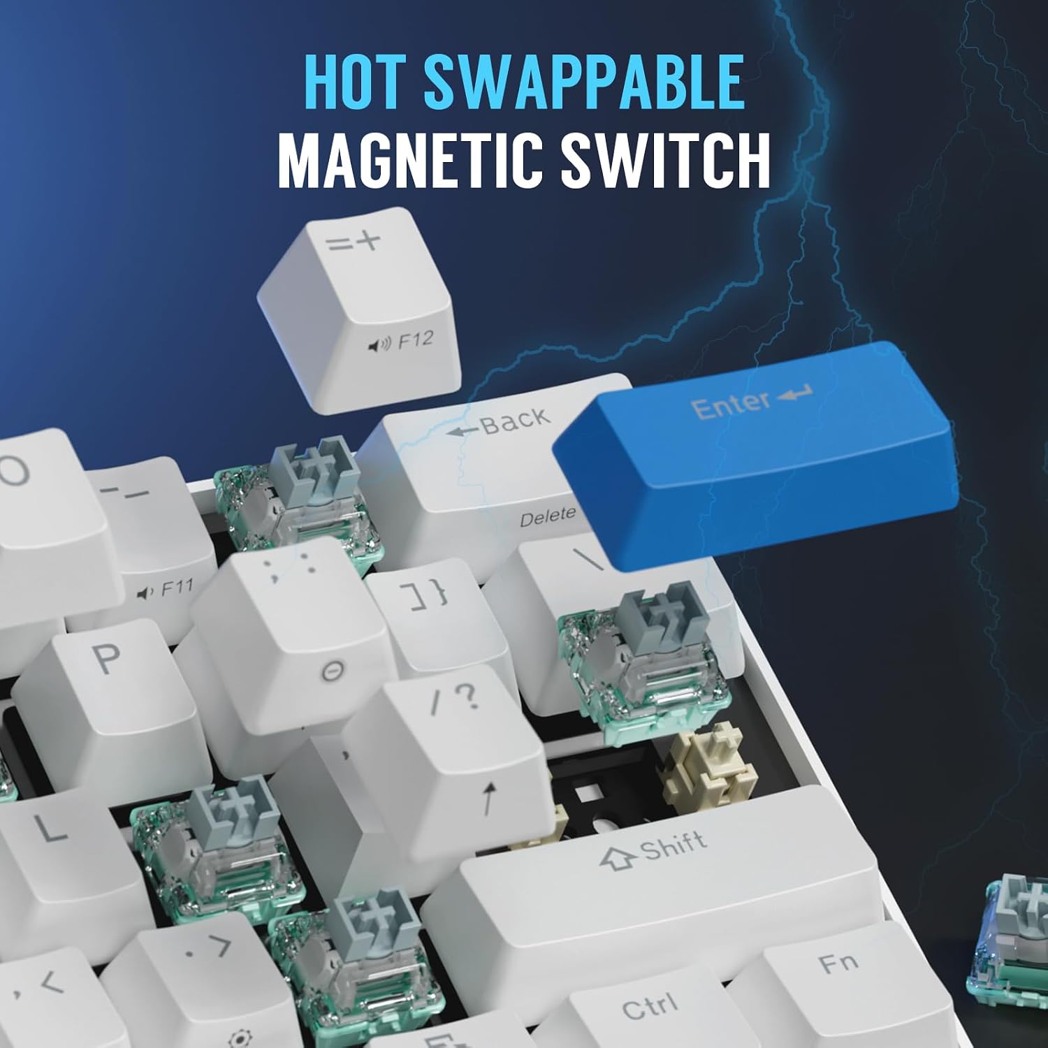 Thumbnail 6 de RK ROYAL KLUDGE C61 HE 60% Gaming Keyboard with Hall-Effect Magnetic Switch