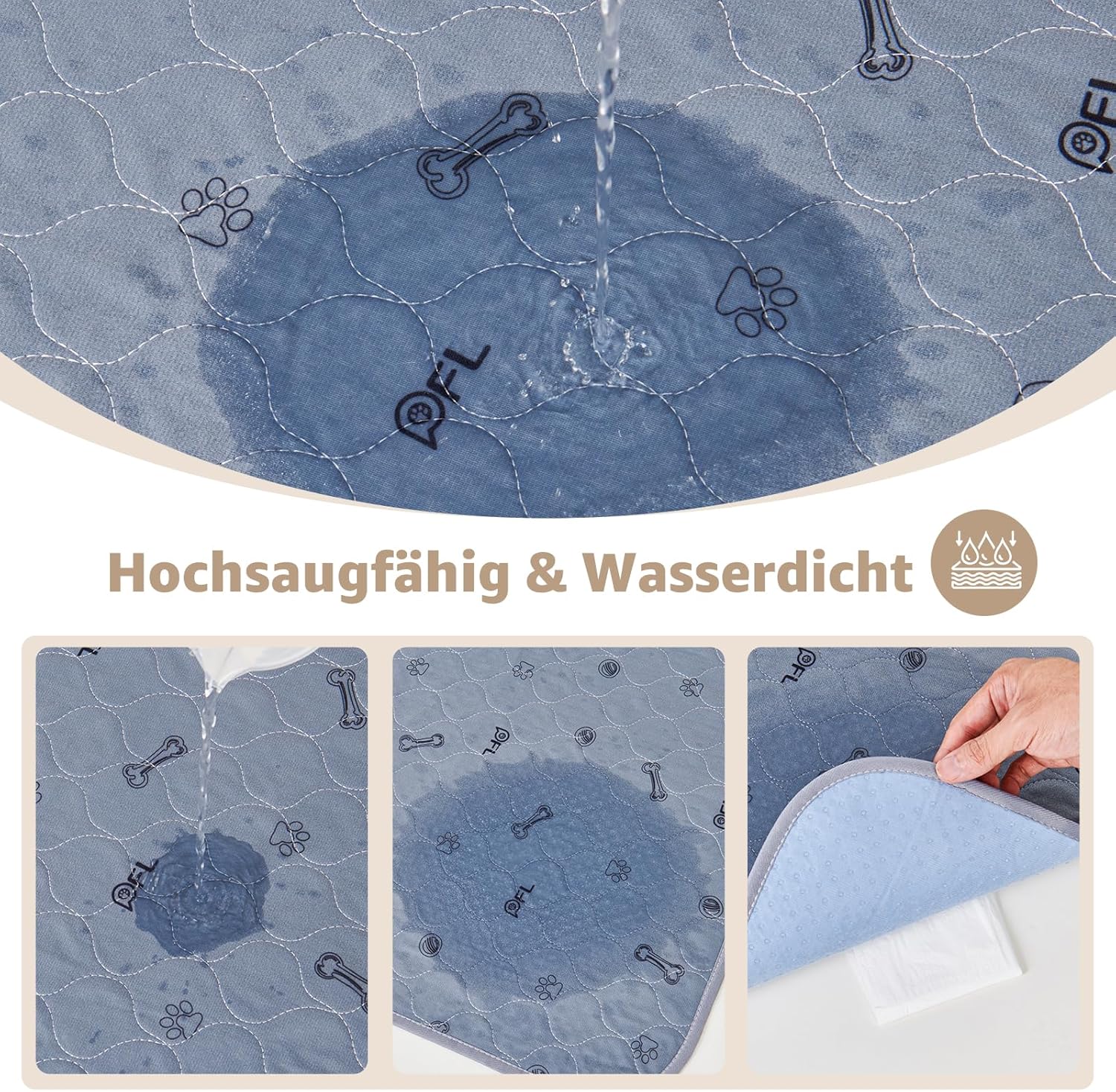 Thumbnail 2 de PICK FOR LIFE Welpenunterlagen 80×92 cm