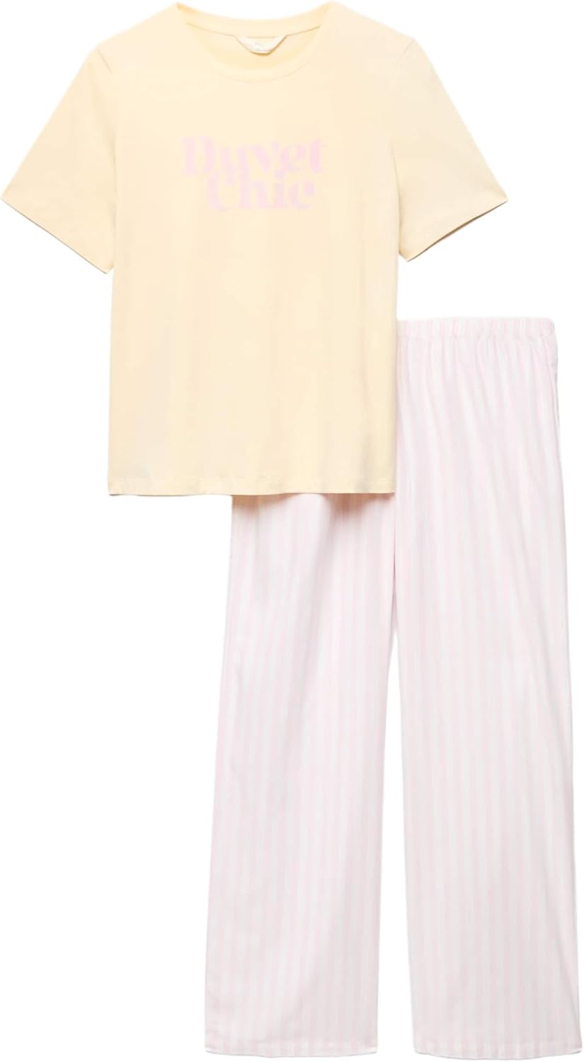Detalle 2 de Marks & Spencer pyjamabroek van geweven katoen met elastische taille