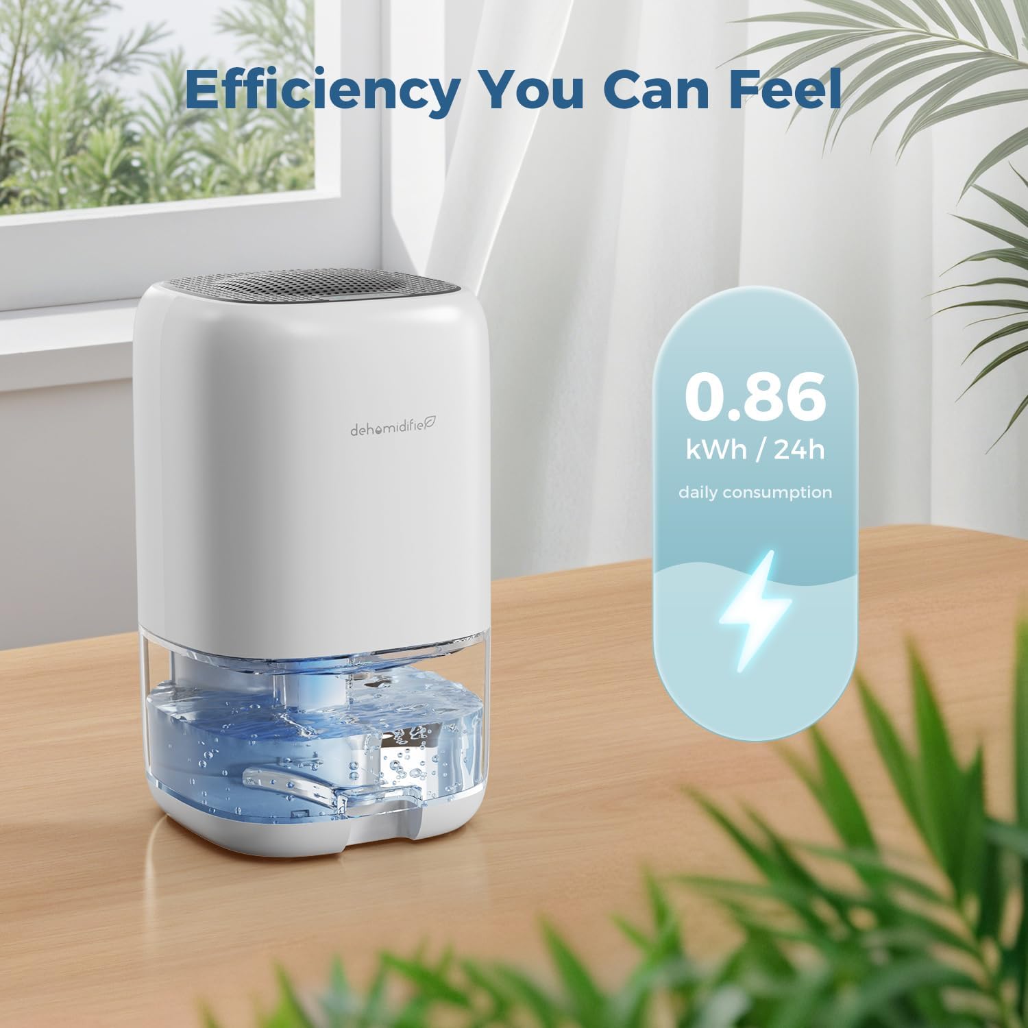 Thumbnail 6 de AROEVE 1000ml Portable Dehumidifier with Auto Defrost and 39 dB Quiet Operation