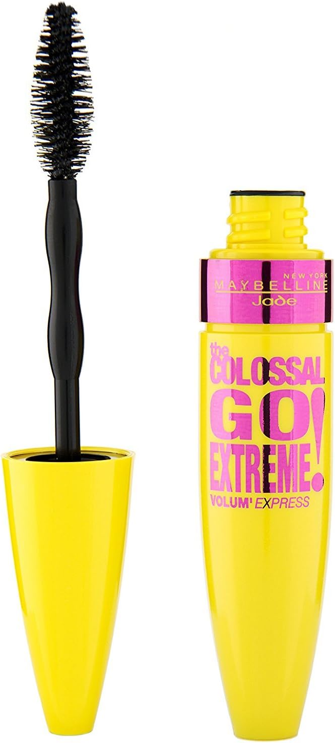 Detalle 2 de Maybelline New York Volum' Express The Colossal Go Extreme-mascara, Very Black, dubbelpumpborste