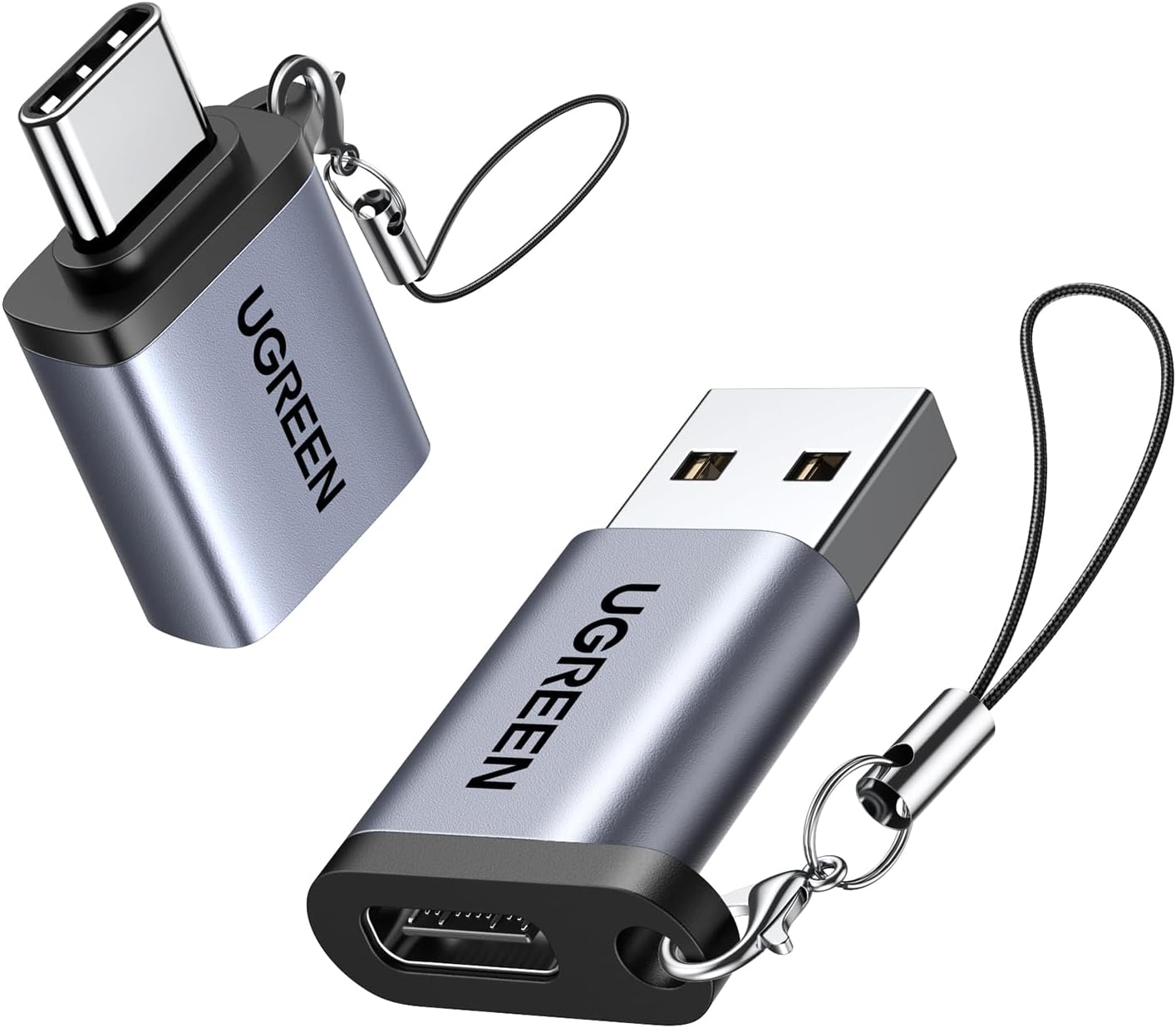 Detalle de UGREEN Adattatore Tipo C USB 3.0 OTG 5Gbps 2 pezzi