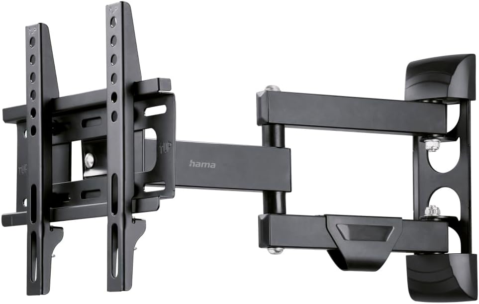 Hama schwenkbare & neigbare TV-Wandhalterung (ausziehbar) für 19–50 Zoll, VESA 50×50 bis 200×200, bis 25 kg – schwarz
