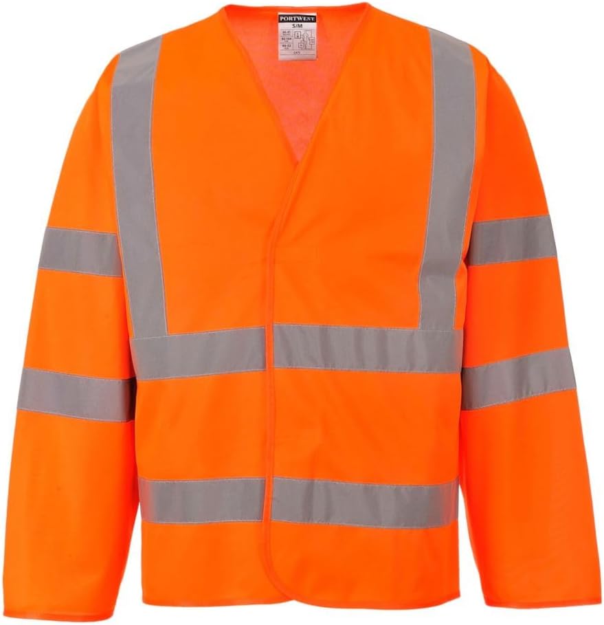 Thumbnail 2 de Portwest C473 gilet/giacca ad alta visibilità giallo con bande riflettenti e bretelle L/XL