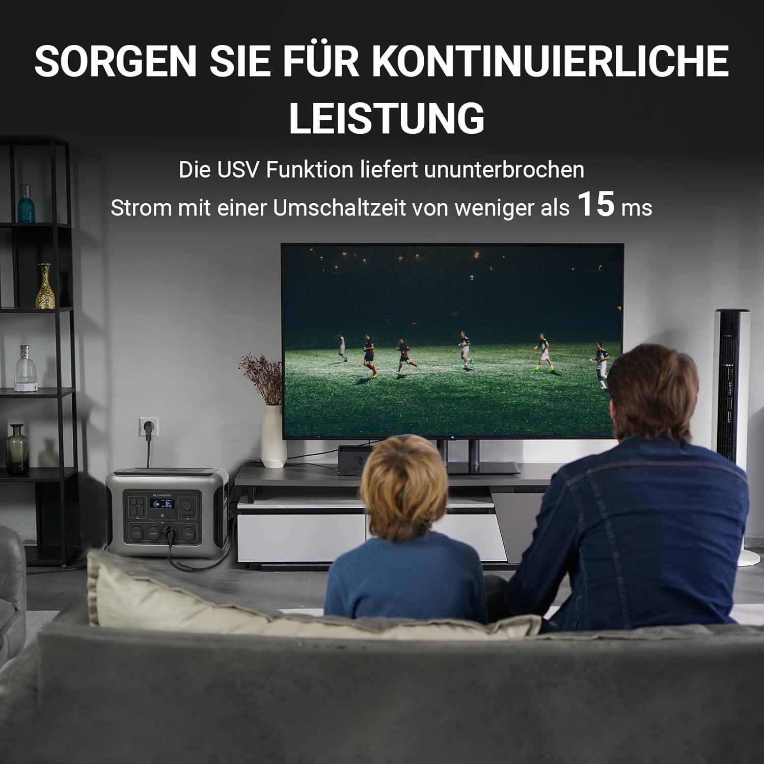 Thumbnail 5 de ALLPOWERS R2500 V2 tragbare Powerstation (LFP) mit 1.920 Wh, 4× AC 2.500 W und MPPT