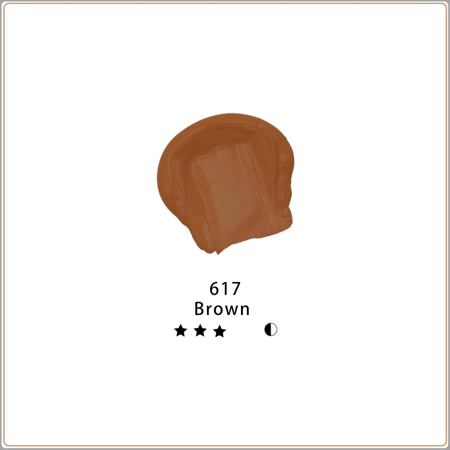 Detalle 2 de Artecho Brown Acrylic Paint (120ml) – Single Pigment, High Coverage