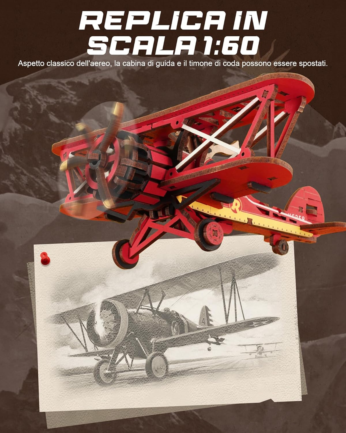 Thumbnail 6 de ROKR MCD01 Puzzle aereo 1:60