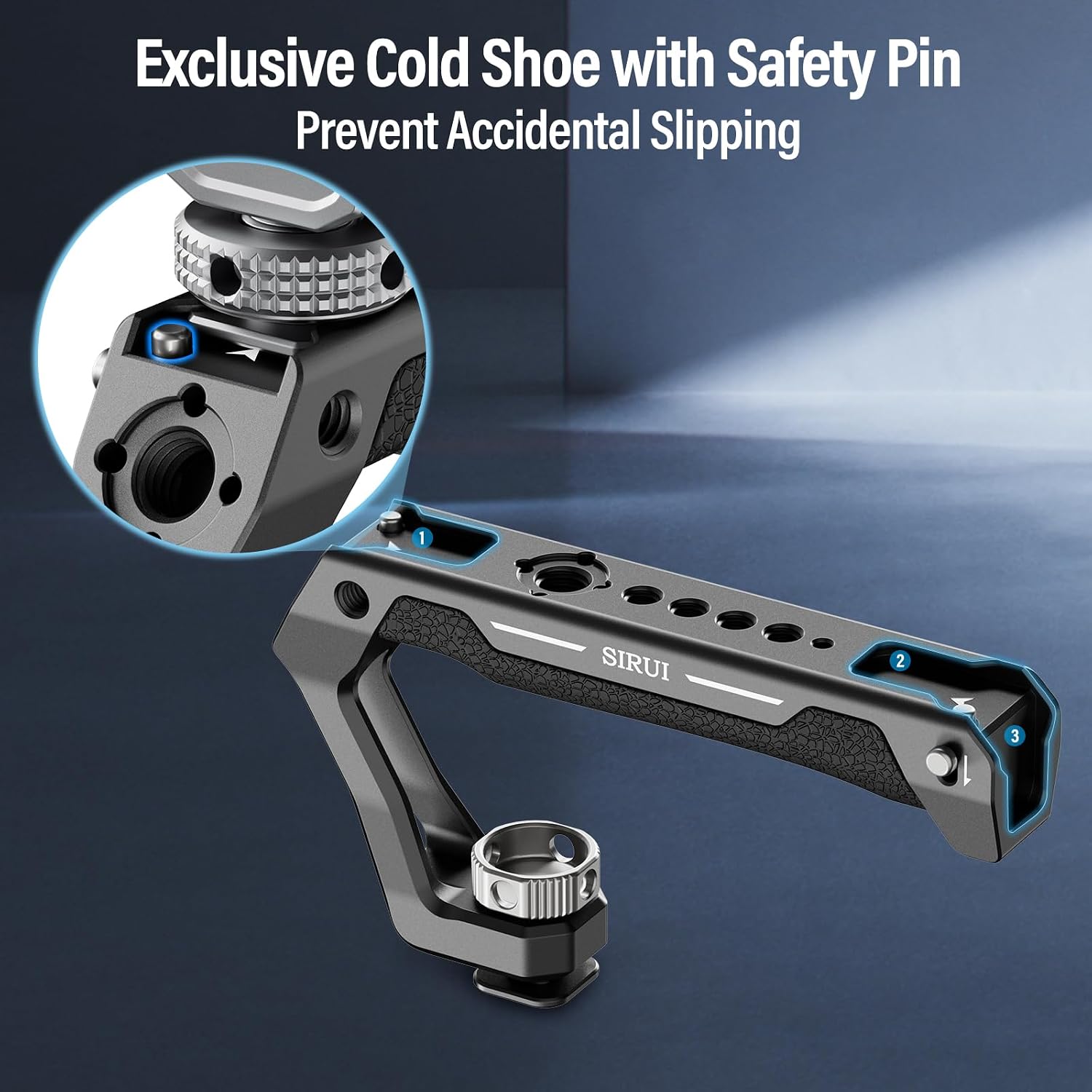 Thumbnail 3 de SIRUI AM-THC Top Handle with Cold Shoe Mount for Camera Cage