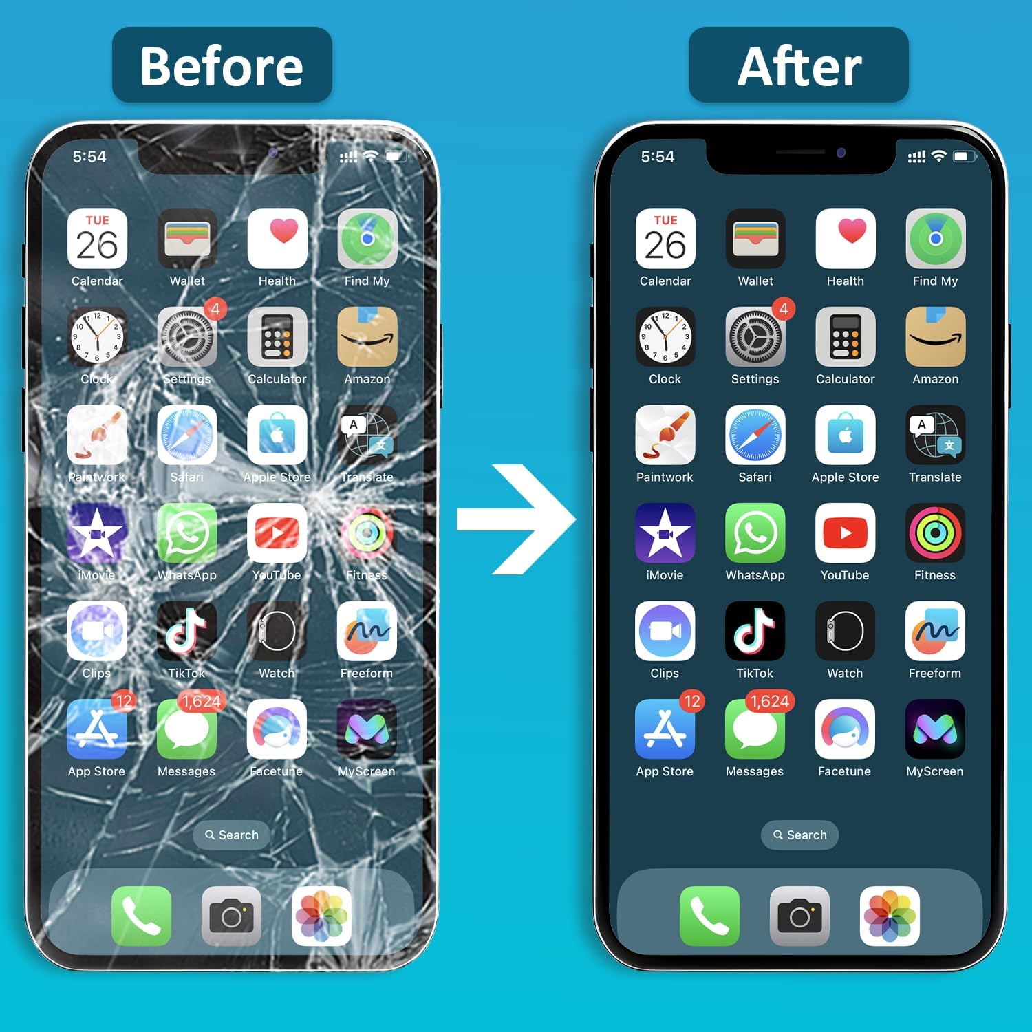 Thumbnail 6 de Brinonac iPhone 12/12 Pro Screen Replacement