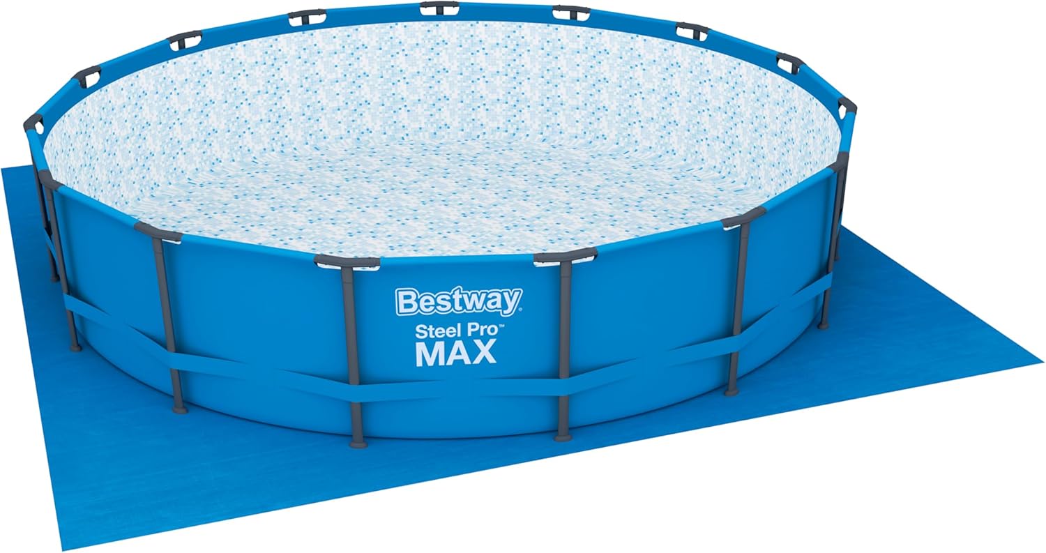 Detalle de Tapis de Sol carré 488 x 488 cm pour Piscine Hors Sol — compatible Fast Set™, Steel Pro Max™, Power Steel™, Hydrium™