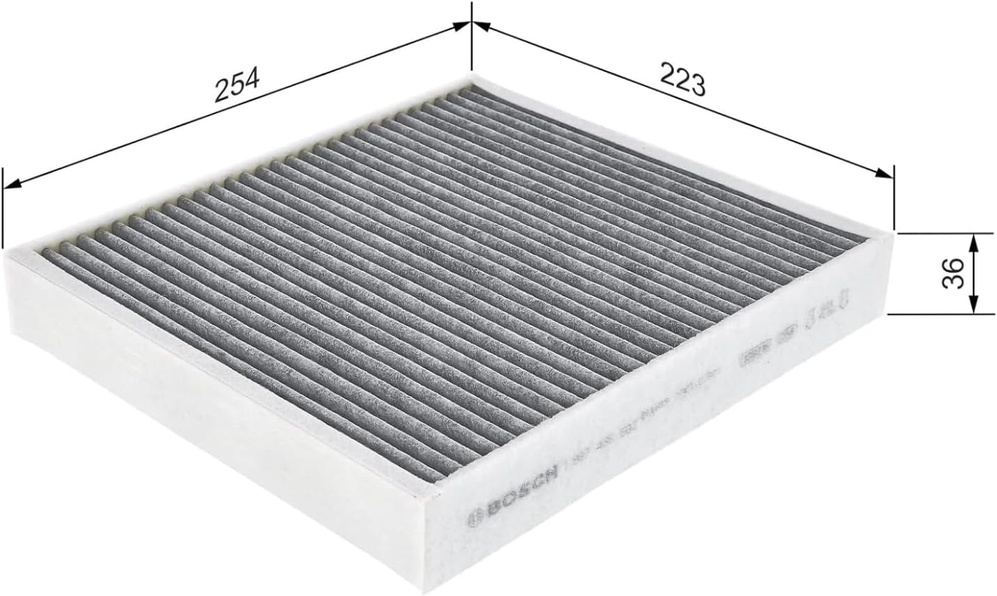 Thumbnail 1 de Bosch Filtro Abitacolo ai Carboni Attivi R5502 – Filtrazione efficace per aria pulita in auto