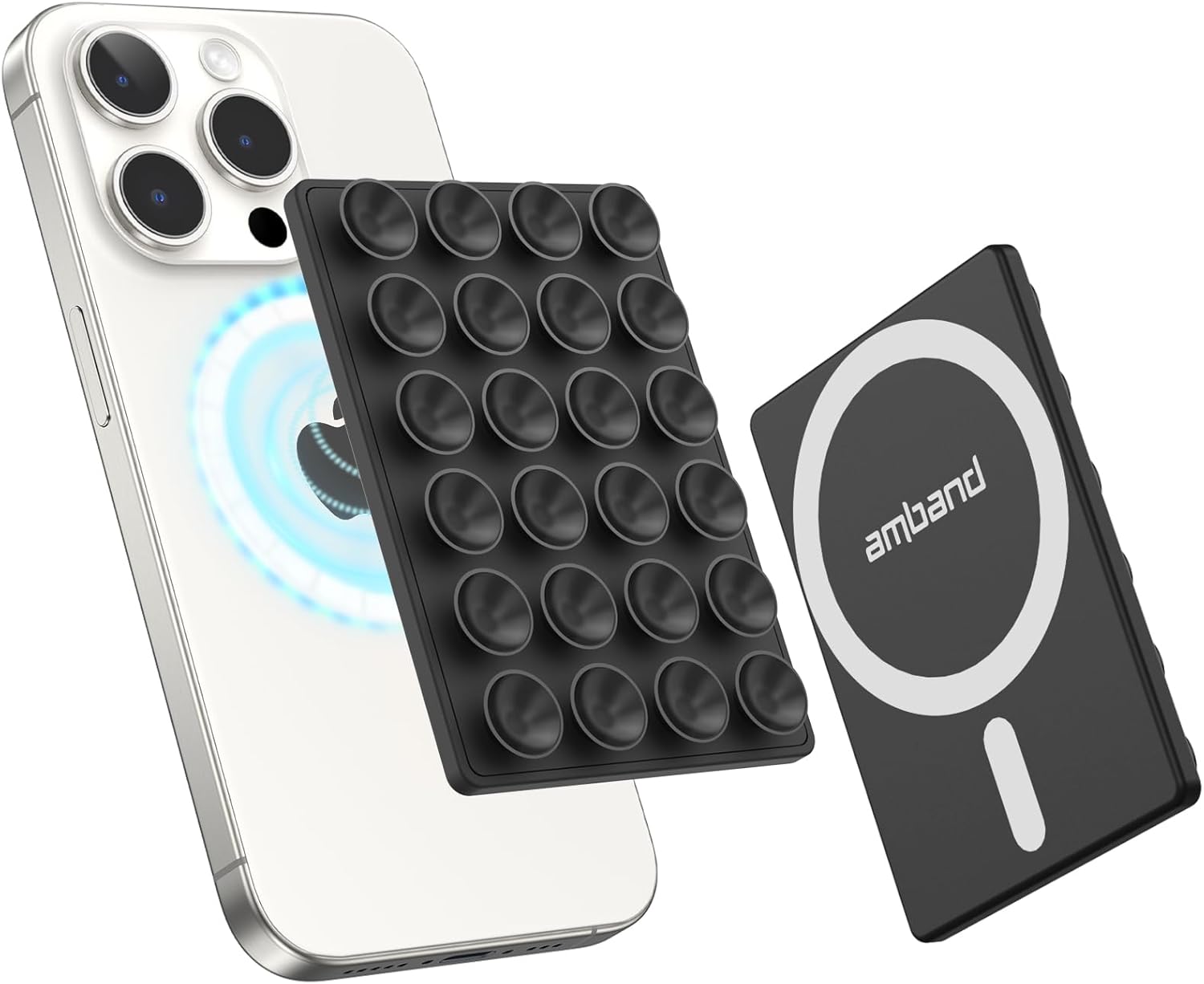 Detalle de amBand Magnetic Suction Grip for iPhone ⚡