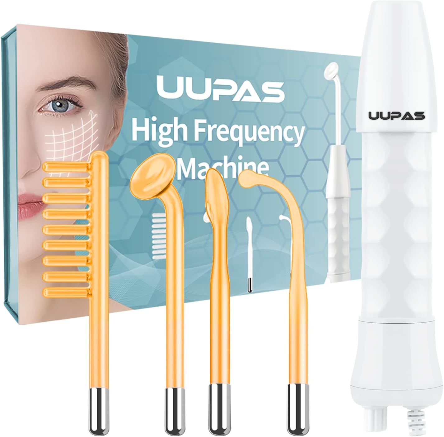 Detalle de UUPAS Alta Frecuencia Estetica Facial portátil