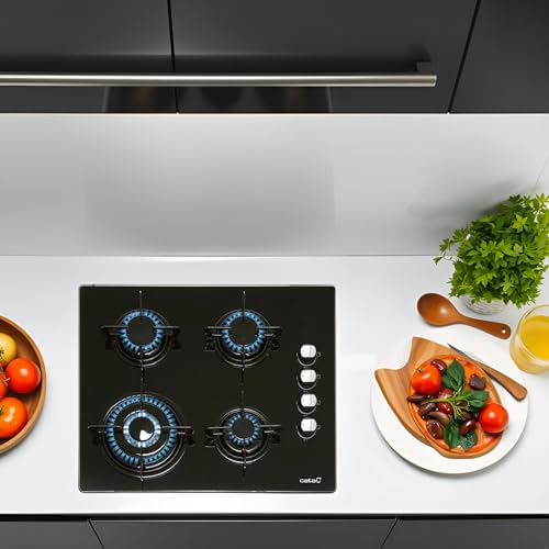 Thumbnail 5 de Cata CIB 6031 BK | Cocina de gas butano de 59 cm con 4 quemadores y acabado en cristal negro