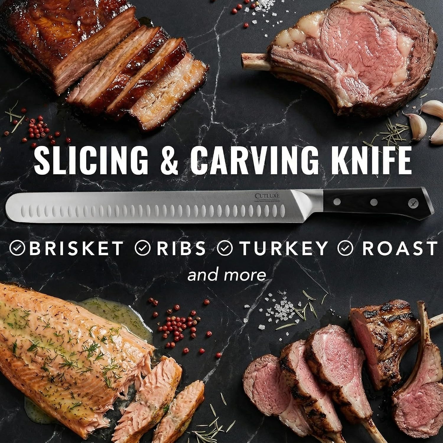 Detalle de Cutluxe Brisket Knife 12-Inch