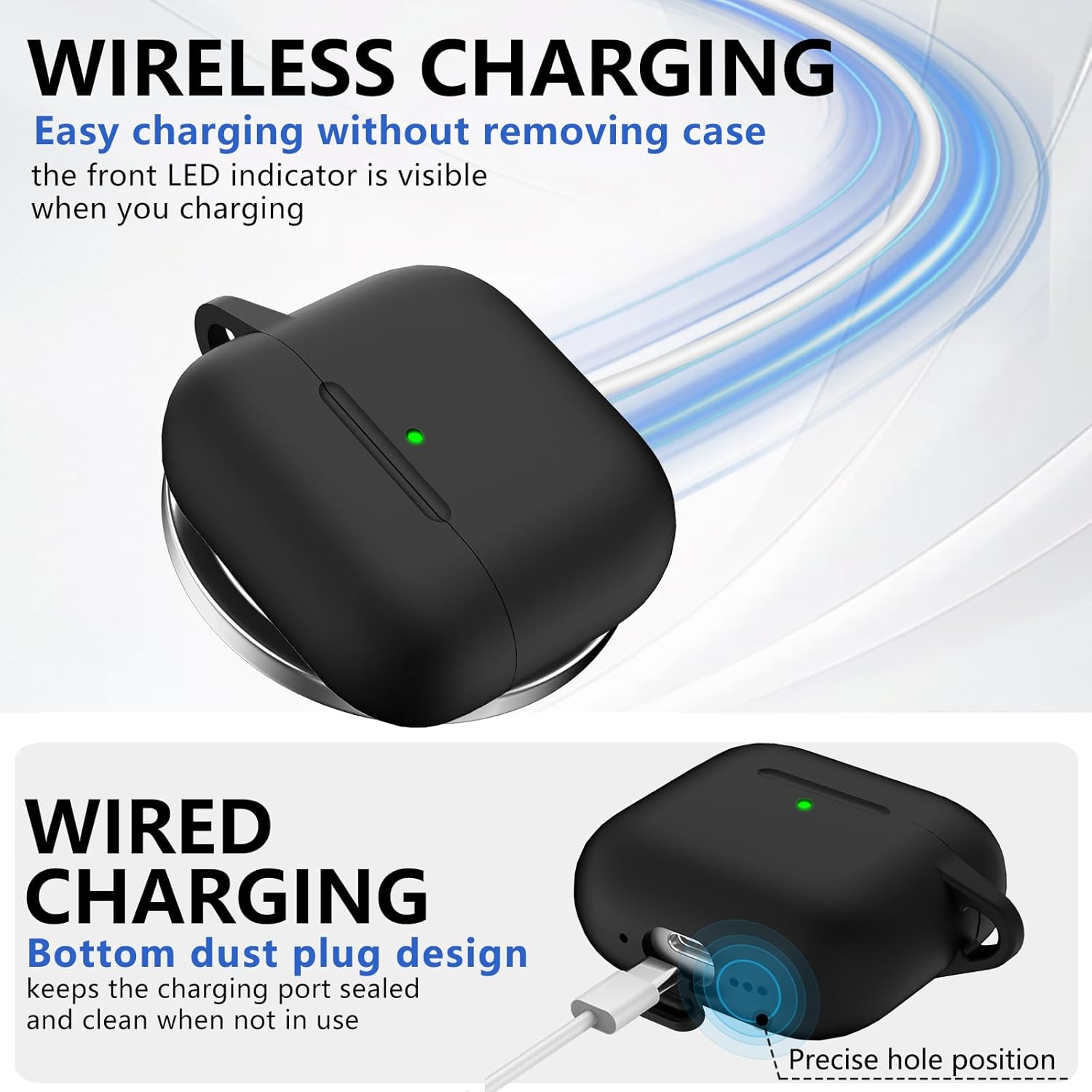 Thumbnail 4 de Ljusmicker AirPods 4 Case 2024 silicone cover