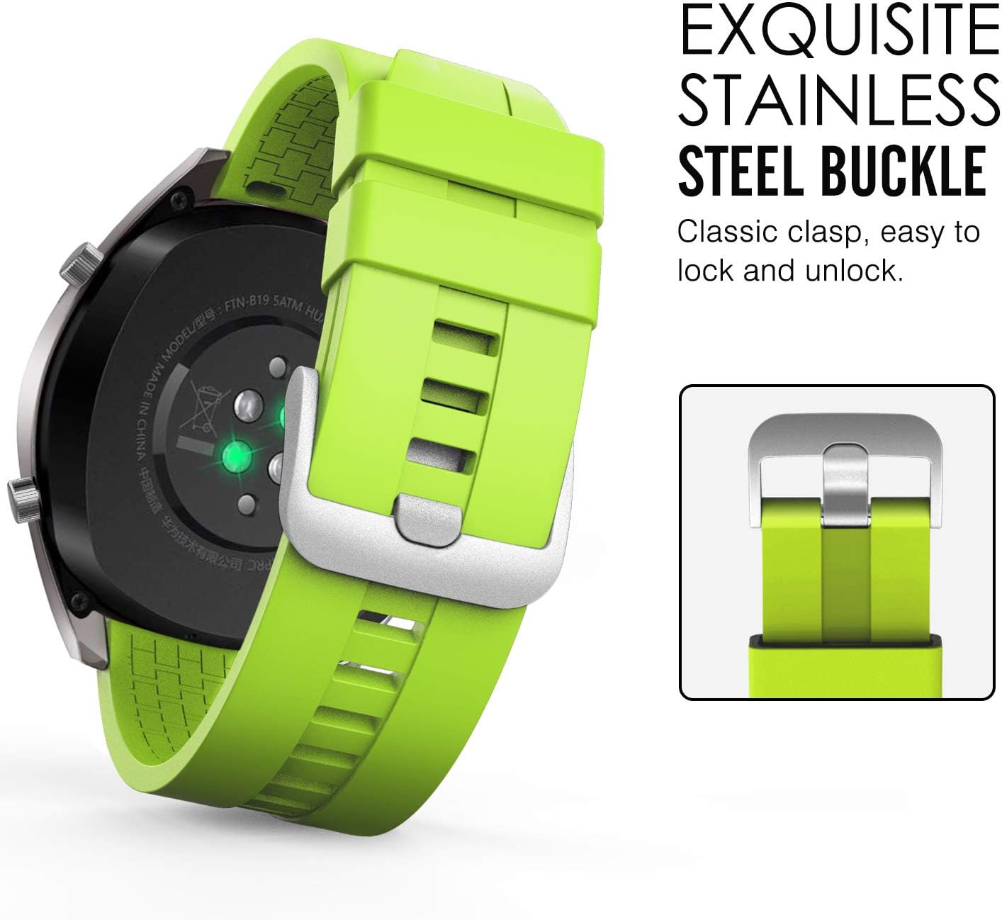 Thumbnail 3 de MoKo 3 Pack 22mm Silicone Straps for Huawei Watch GT6