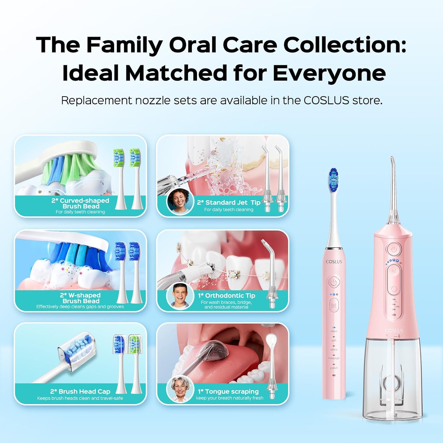 Thumbnail 6 de COSLUS C51C30 Electric Toothbrush 41,000 VPM 🪥