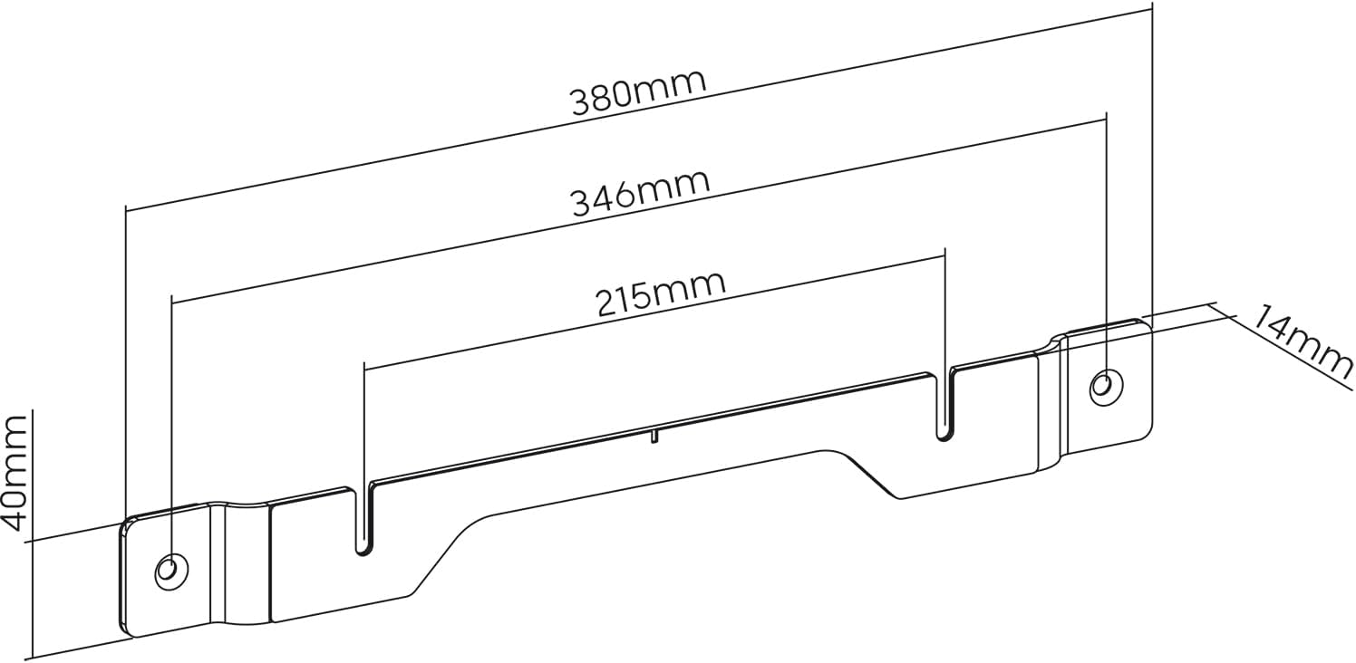 Thumbnail 4 de myWall HS26WL Wandhalterung für Sonos Ray – Slim Design, 14 mm Abstand, Belastbar bis 2 kg