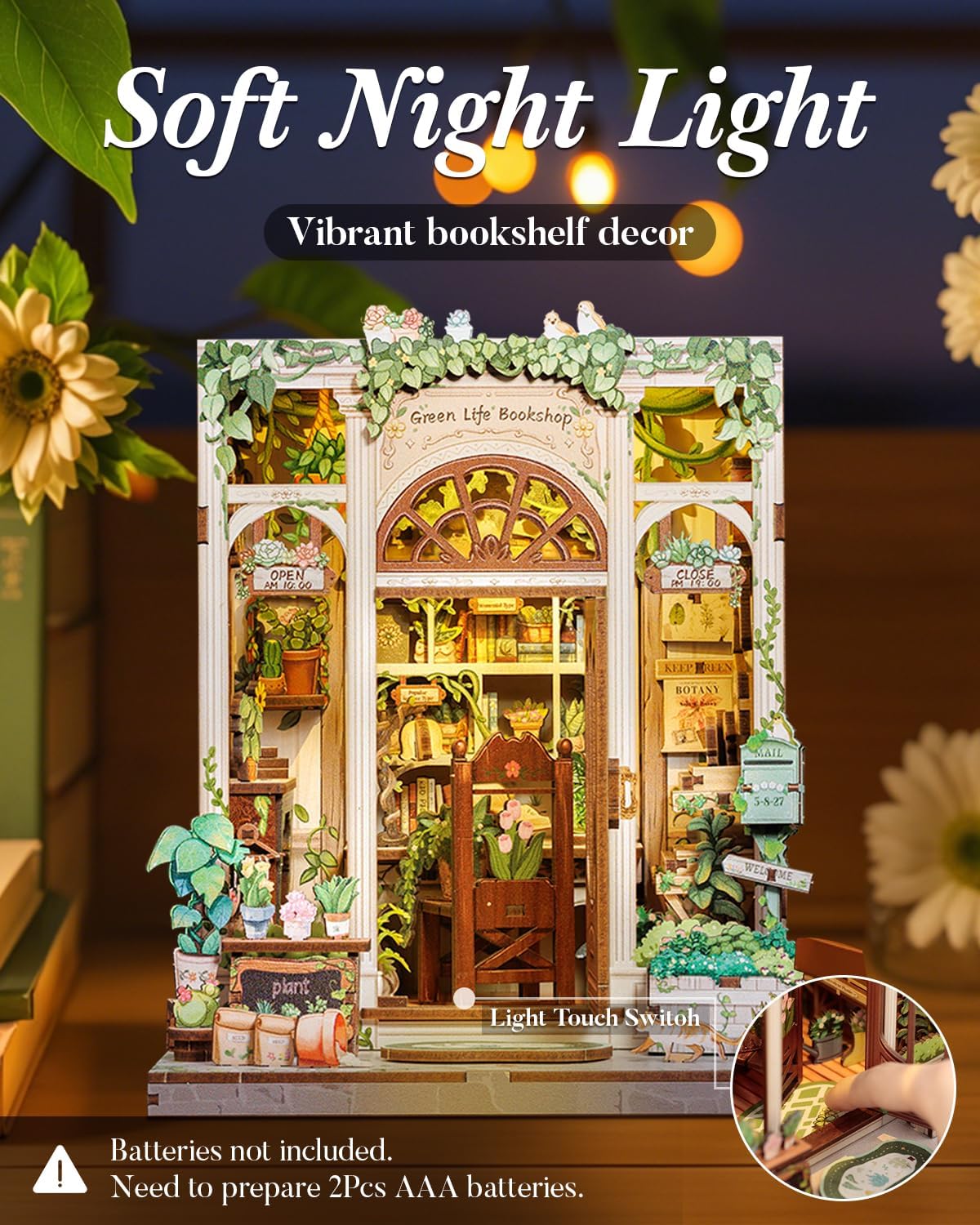 Thumbnail 1 de Cutefun Book Nook Miniatur-Diorama