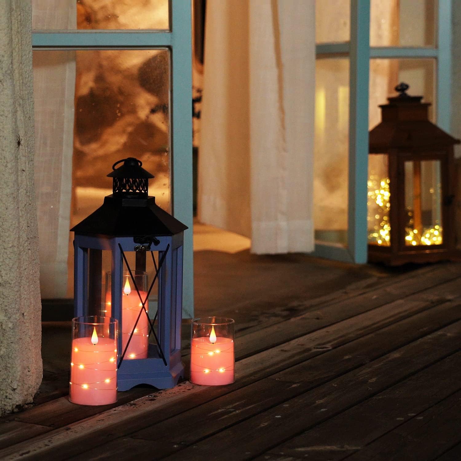 Thumbnail 6 de Homemory Flameless Candles set of 3