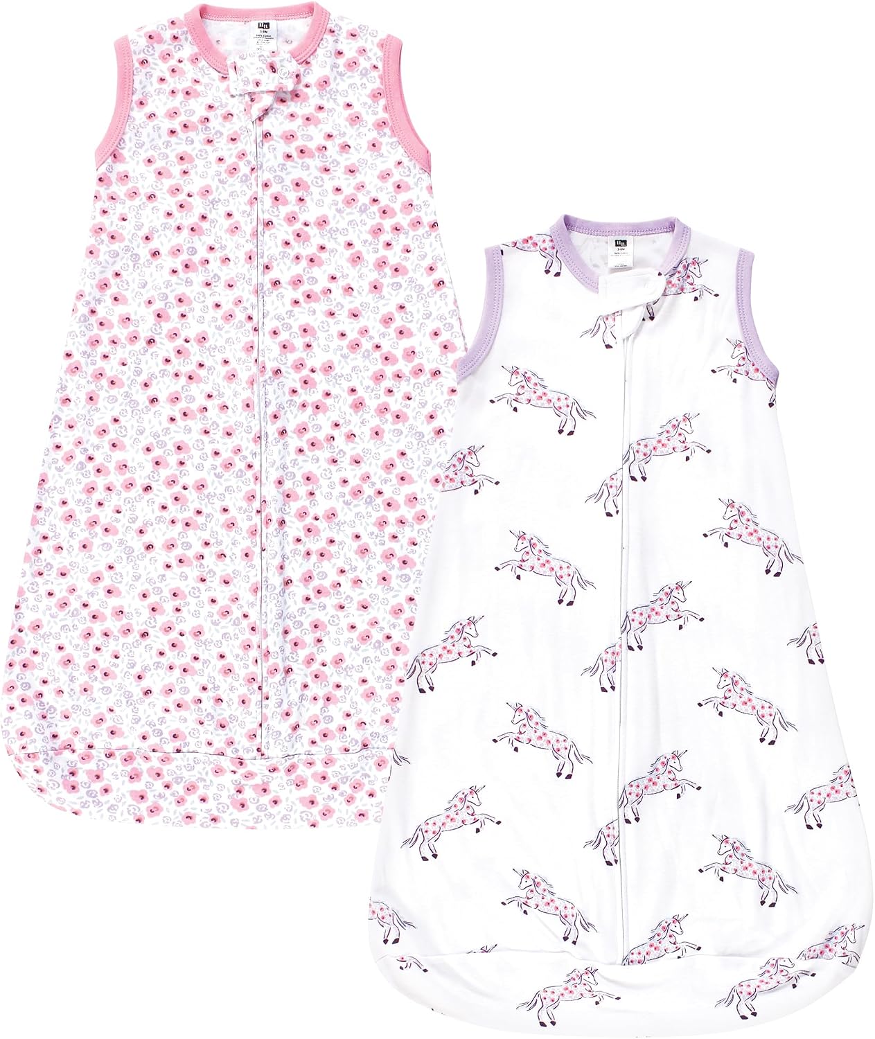Detalle de Hudson Baby Wearable Sleep Sack, Cotton
