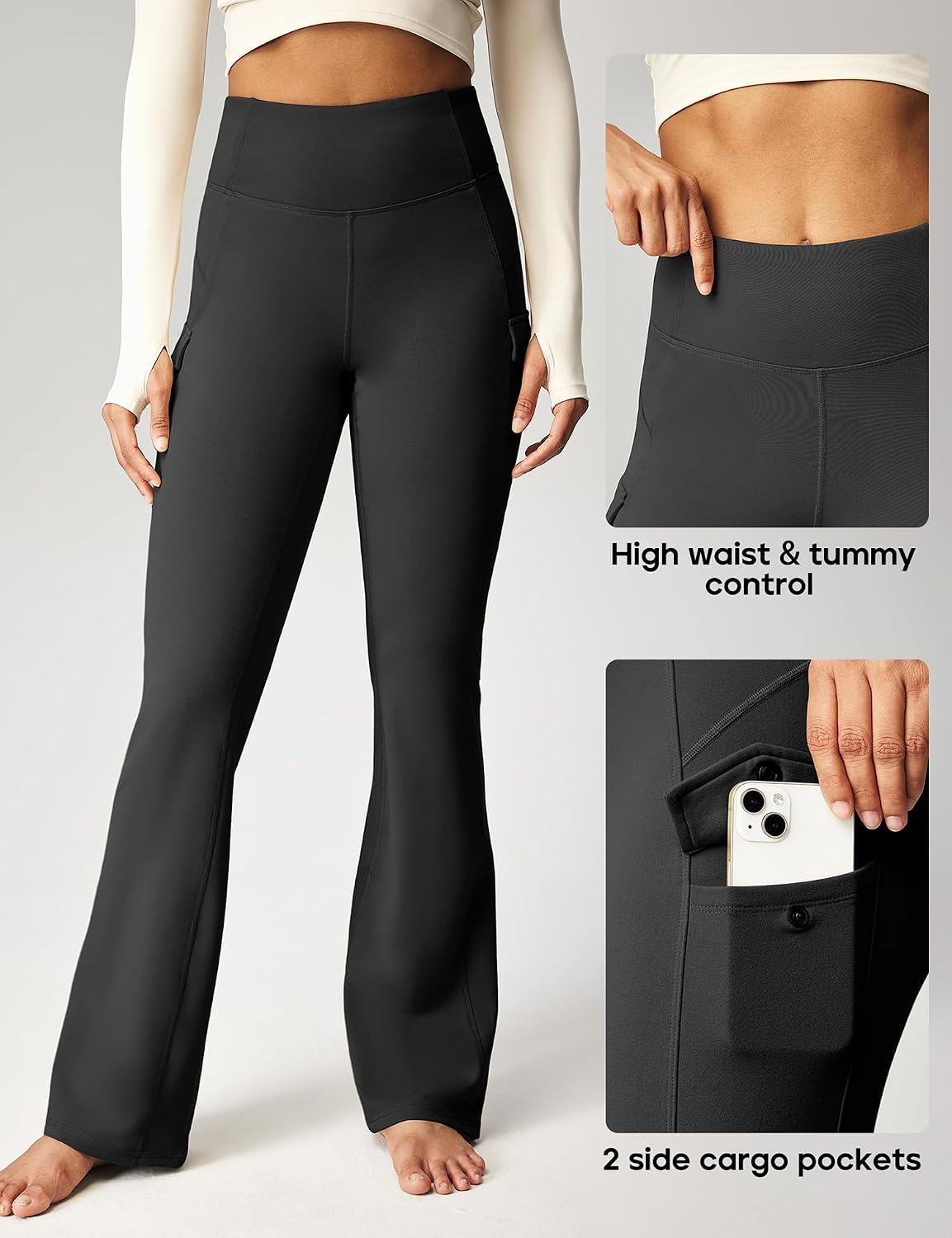 Detalle 2 de Heathyoga Fleece-Lined Leggings for Women