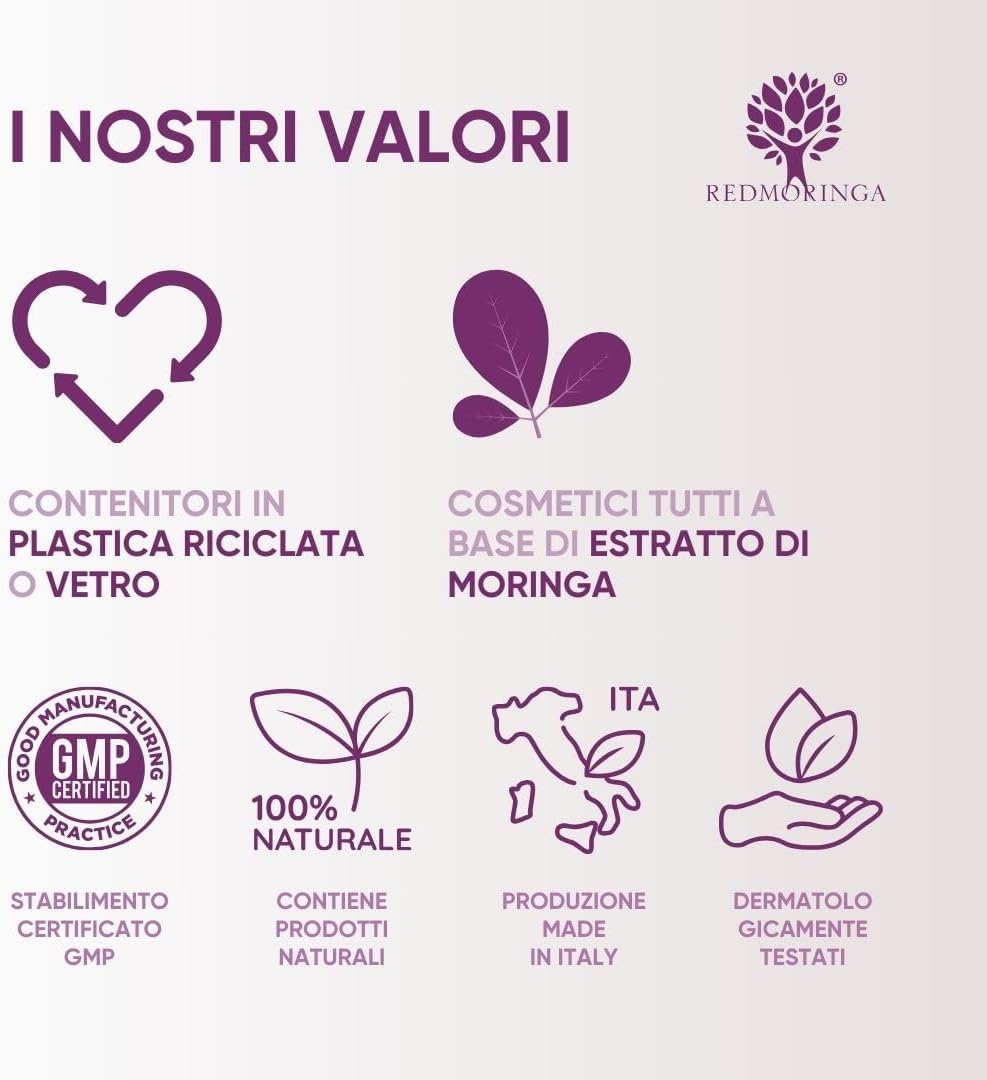 Thumbnail 6 de Shampoo Antigiallo BIO RedMoringa 250ml – Tonalizzante bio per capelli biondi, decolorati e bianchi