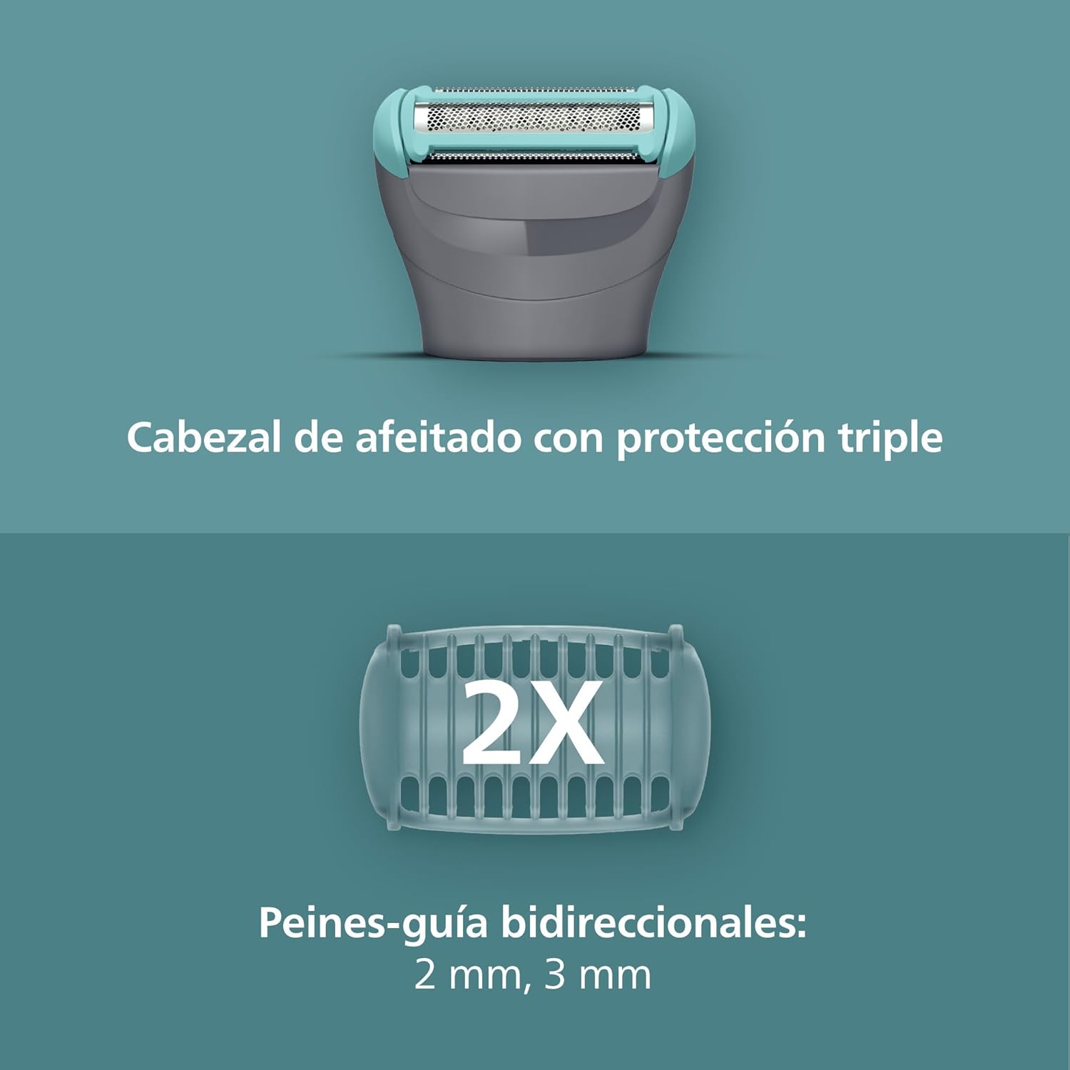 Detalle de Philips BG3480/15 Afeitadora corporal 80 min