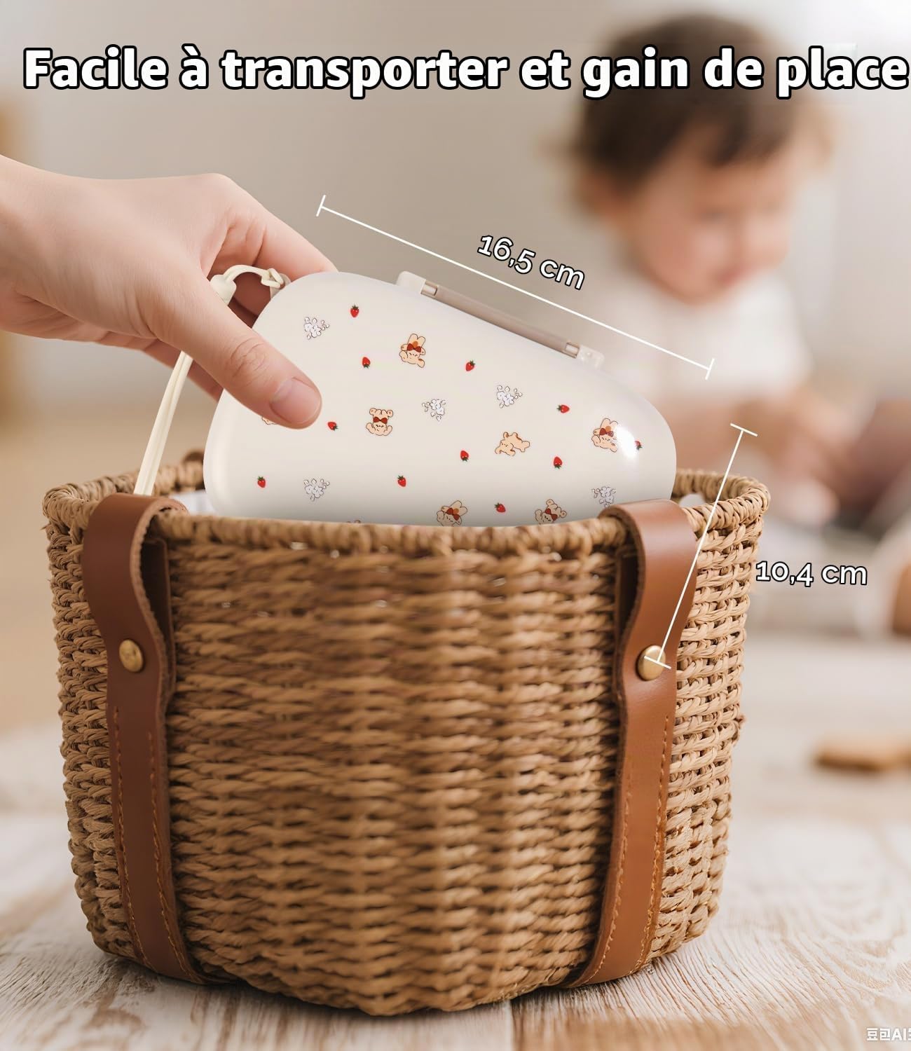 Detalle de Yoxovo Flaschenbürste Baby 7-in-1 babyflessenborstelset met siliconenborstel en droogrek