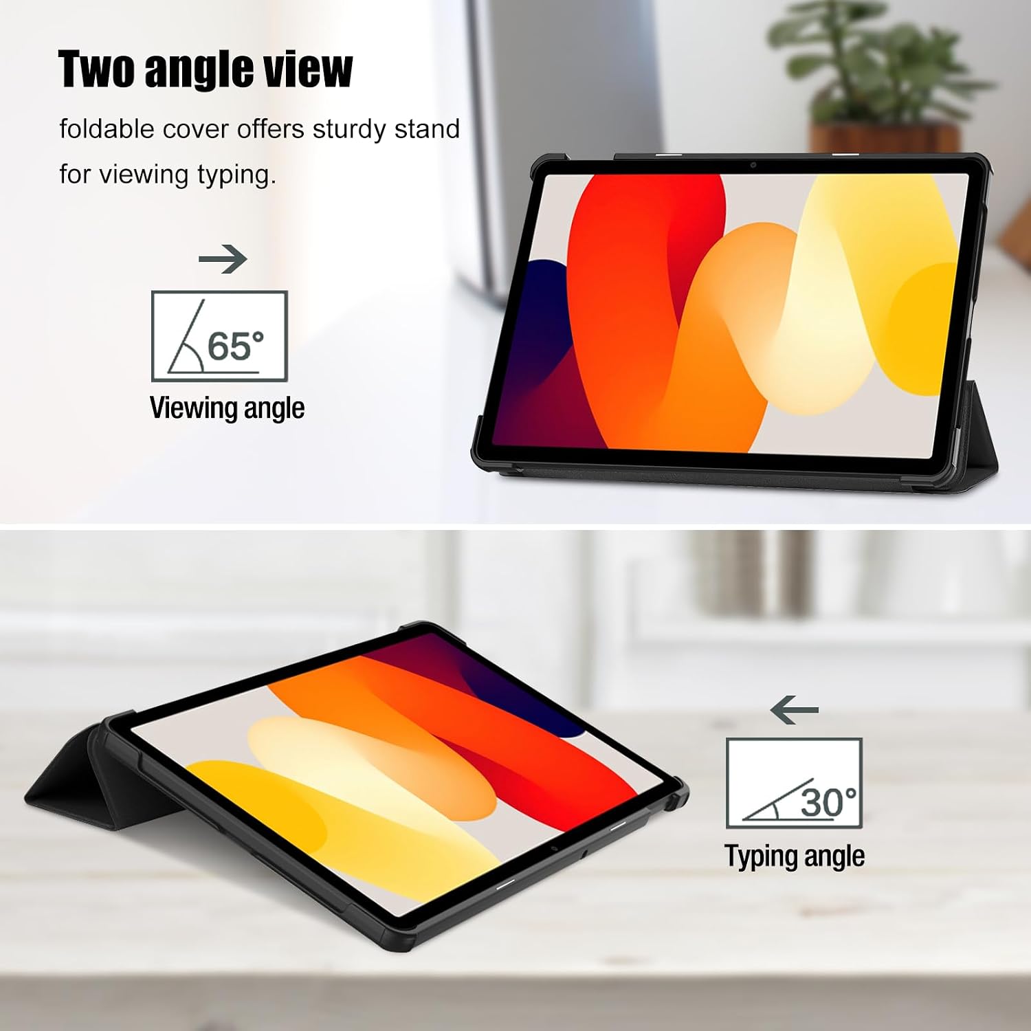 Detalle de ProCase Hülle für Xiaomi Redmi Pad SE 11 Zoll 2023 – Smart Cover mit Schlaf/Wach-Funktion