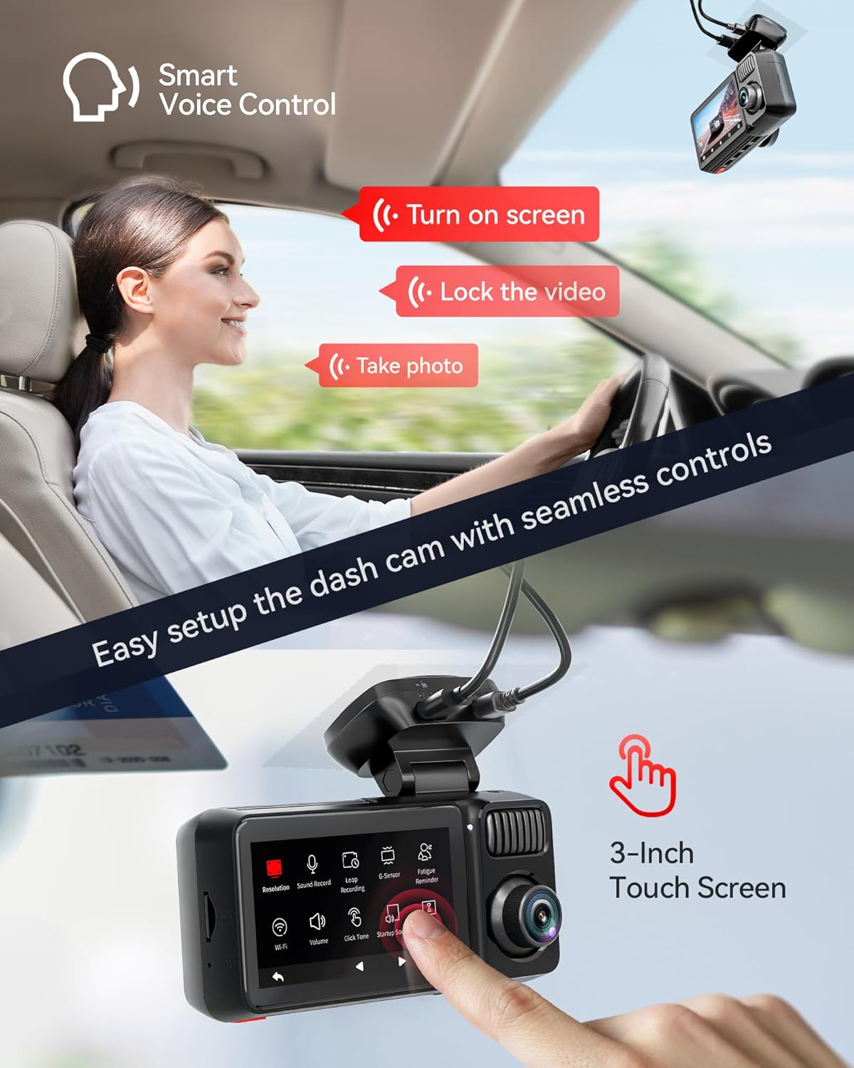 Thumbnail 4 de REDTIGER F17 Elite 4K Dash Cam