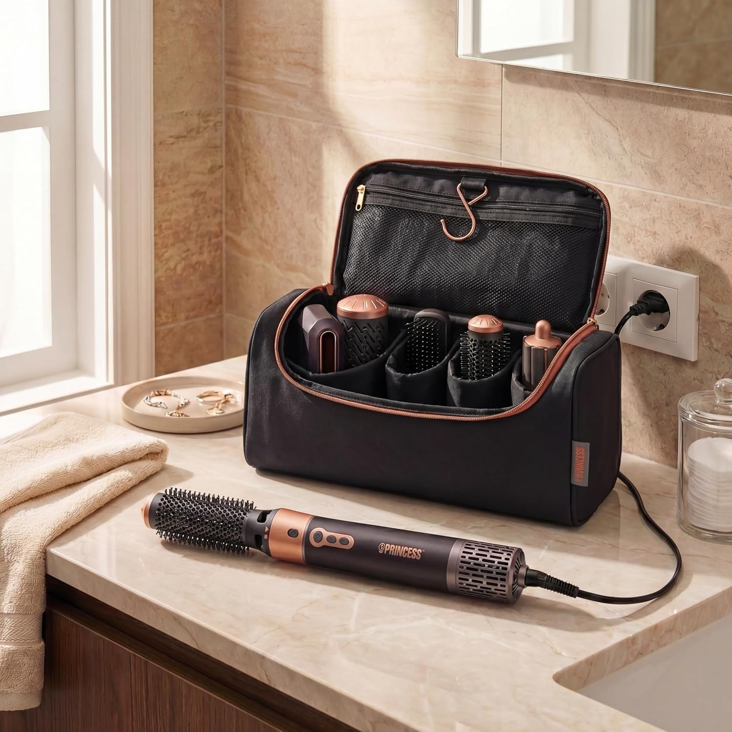 Detalle de Princess Airstyler Plus – 6-in-1 Styling-Tool mit DC-Motor, 1000 W