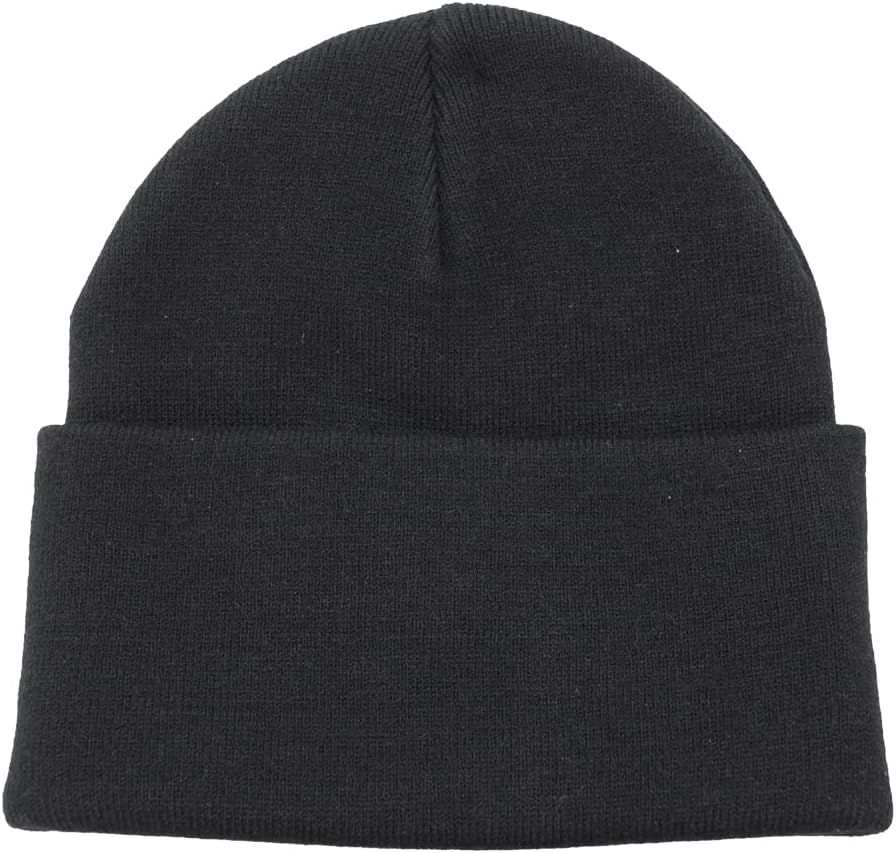 Detalle de Inter 153048 Knitted Hat, Black, Free Size, Embossed Blue Logo