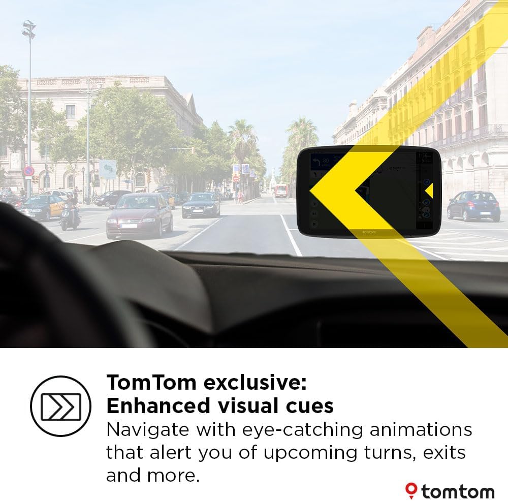 Thumbnail 4 de TomTom GO Navigator 2nd gen car sat nav with large 6-inch display, real-time traffic and Speed Camera Alerts trial