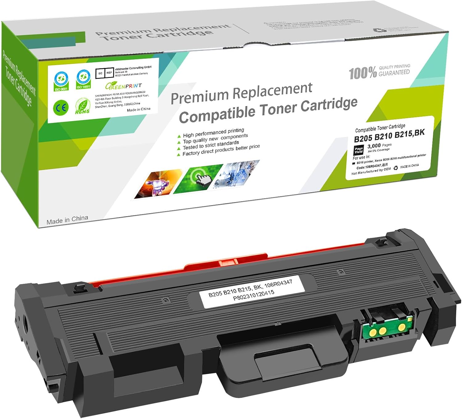 Detalle de GREENPRINT Cartuccia Toner B205/B210/B215 3000p