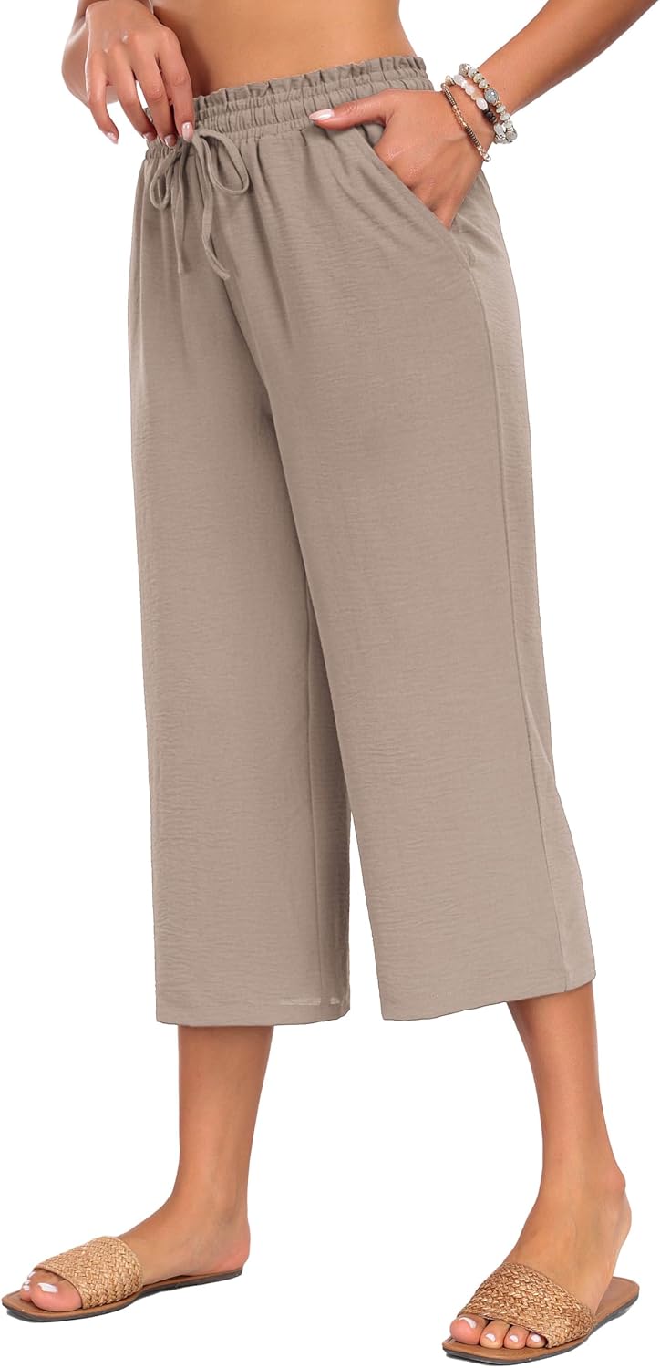 Thumbnail 5 de Neineiwu Damen Hosen Palazzohose High Waist