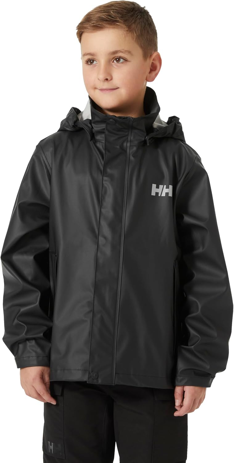 Detalle de Helly Hansen Unisex Junior Moss Rain Jacket