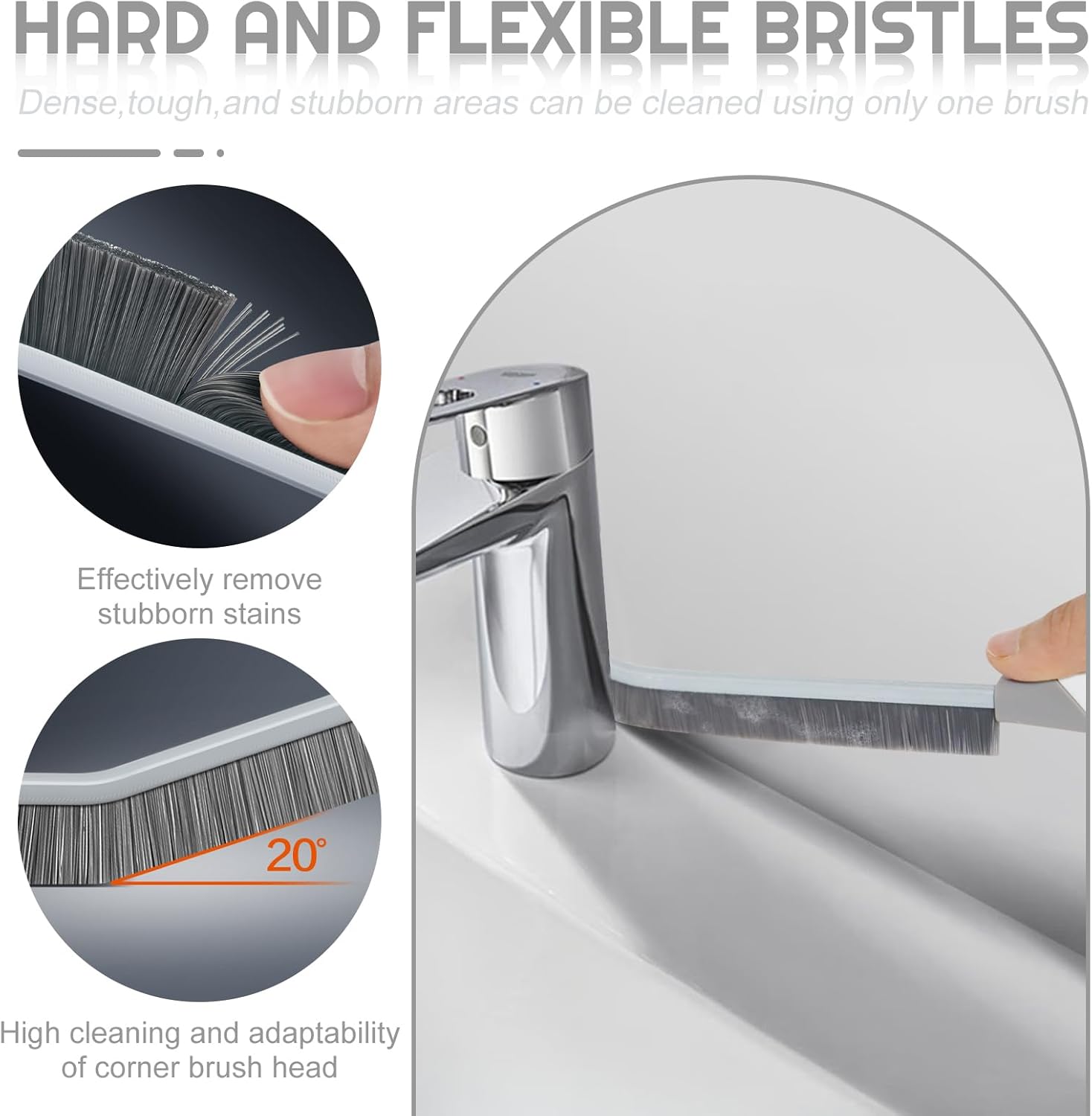 Thumbnail 2 de YIGAARUI Fugenreinigungsbürste Gap Cleaning Brush Premium mit 15° angewinkeltem Kopf