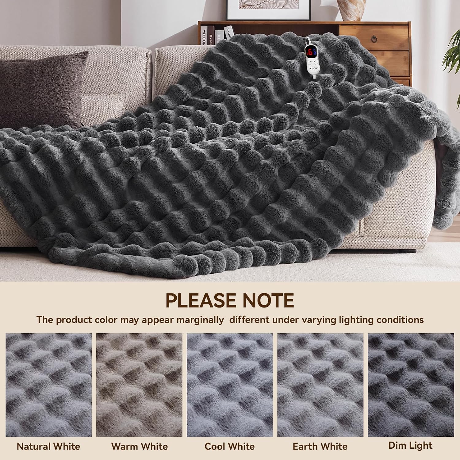 Thumbnail 5 de Anysay Heated Blanket Throw 50" x 60"