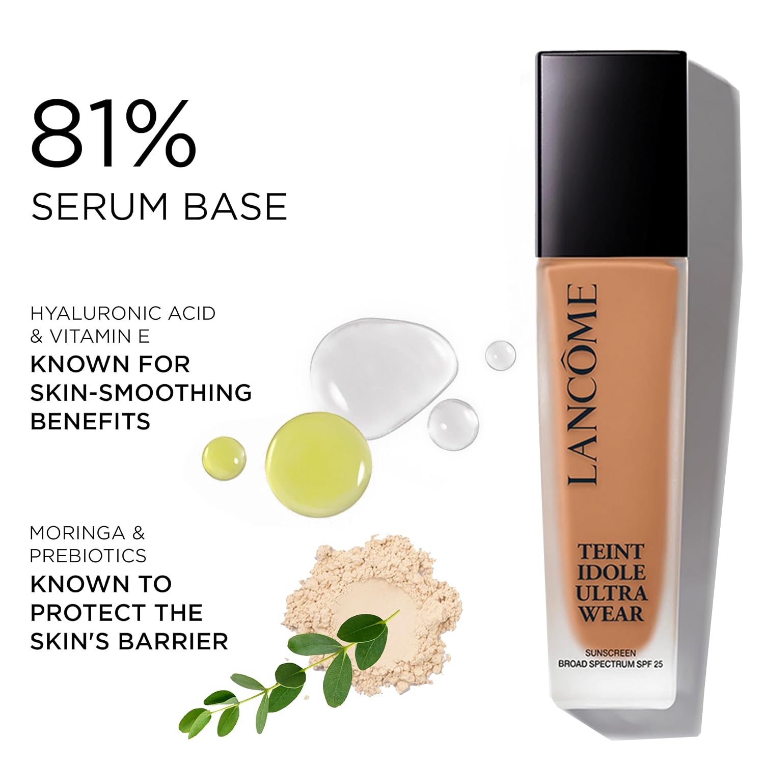 Detalle 2 de Lancôme Teint Idole Ultra Wear 3614273793292 Foundation, Natural Matte, 1 Fl Oz
